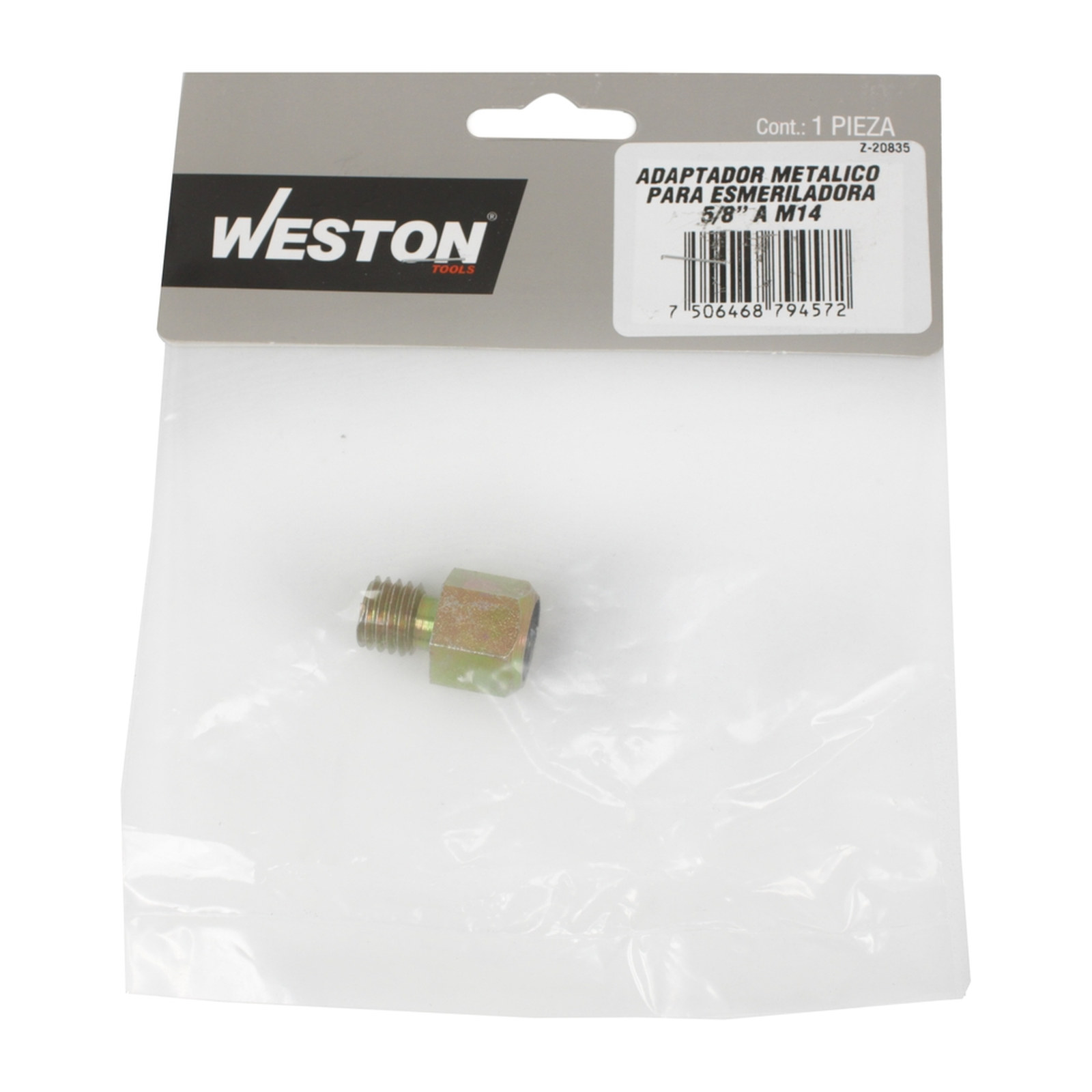 ADAPTADOR METALICO PARA ESMERILADORA 5/8" A M14 - Imagen 4