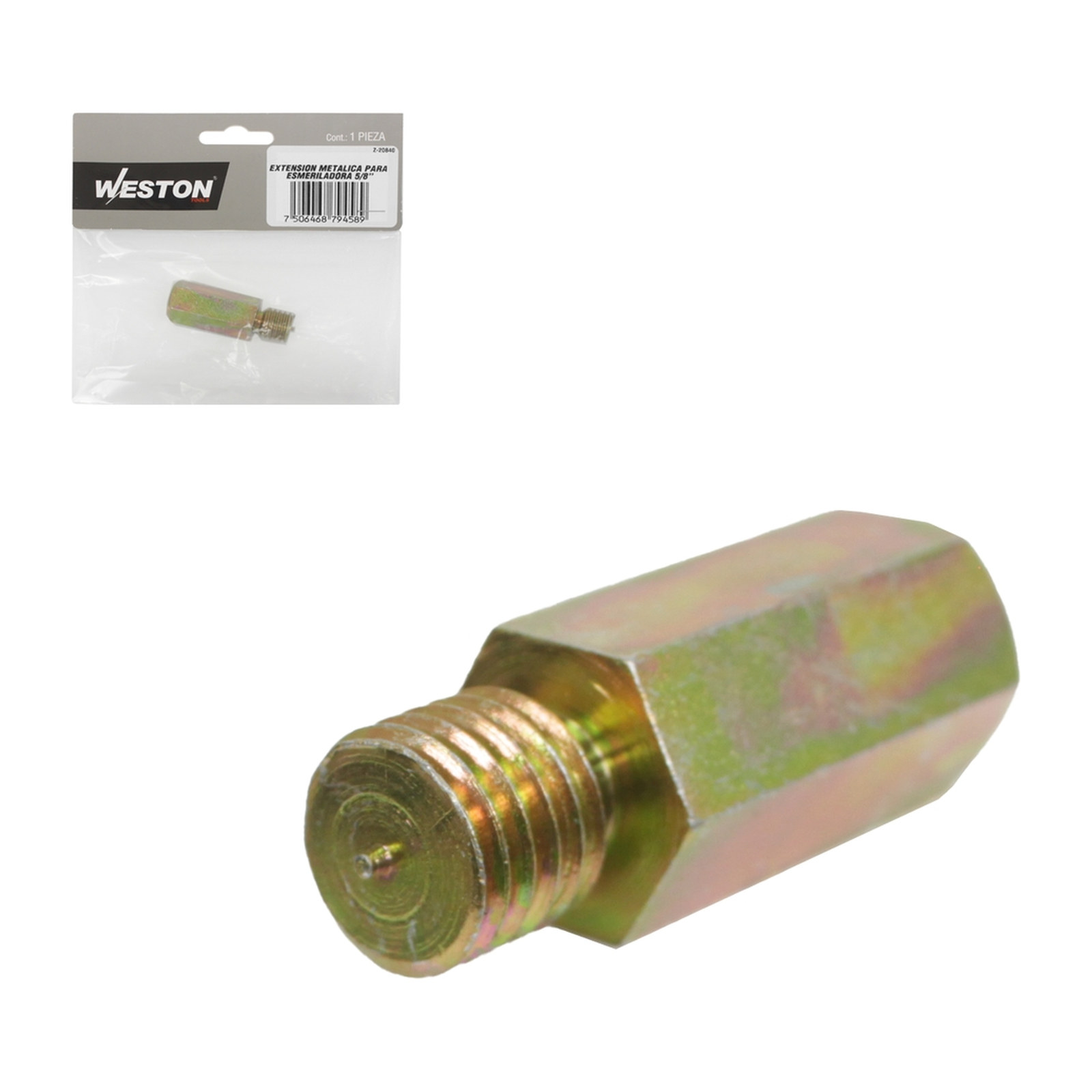 EXTENSION METALICA PARA ESMERILADORA 5/8"