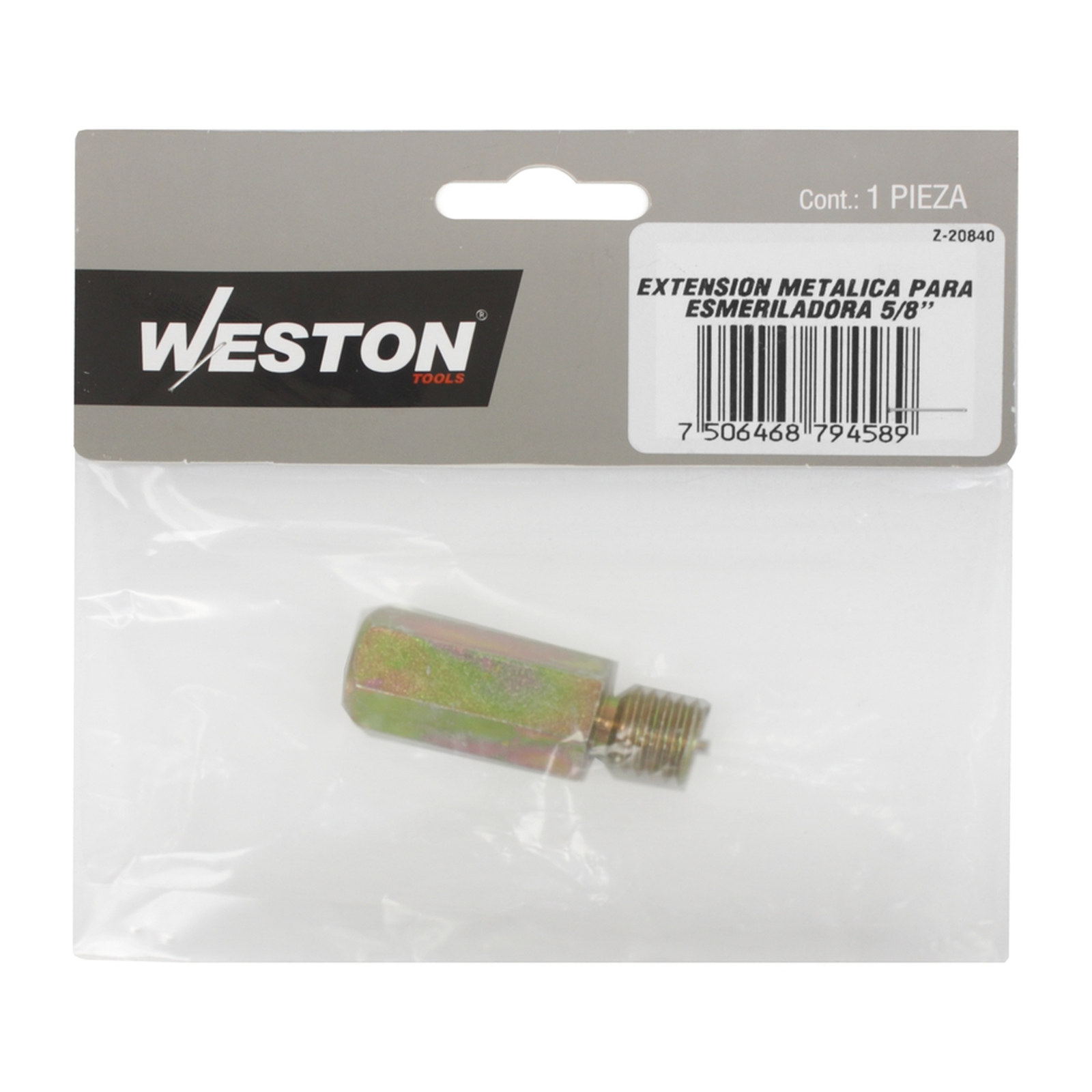 EXTENSION METALICA PARA ESMERILADORA 5/8" - Imagen 4