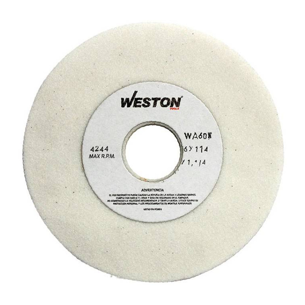 Rueda de Esmeril Blanca Tipo 1 16" x 2" x 5" WA46 Weston