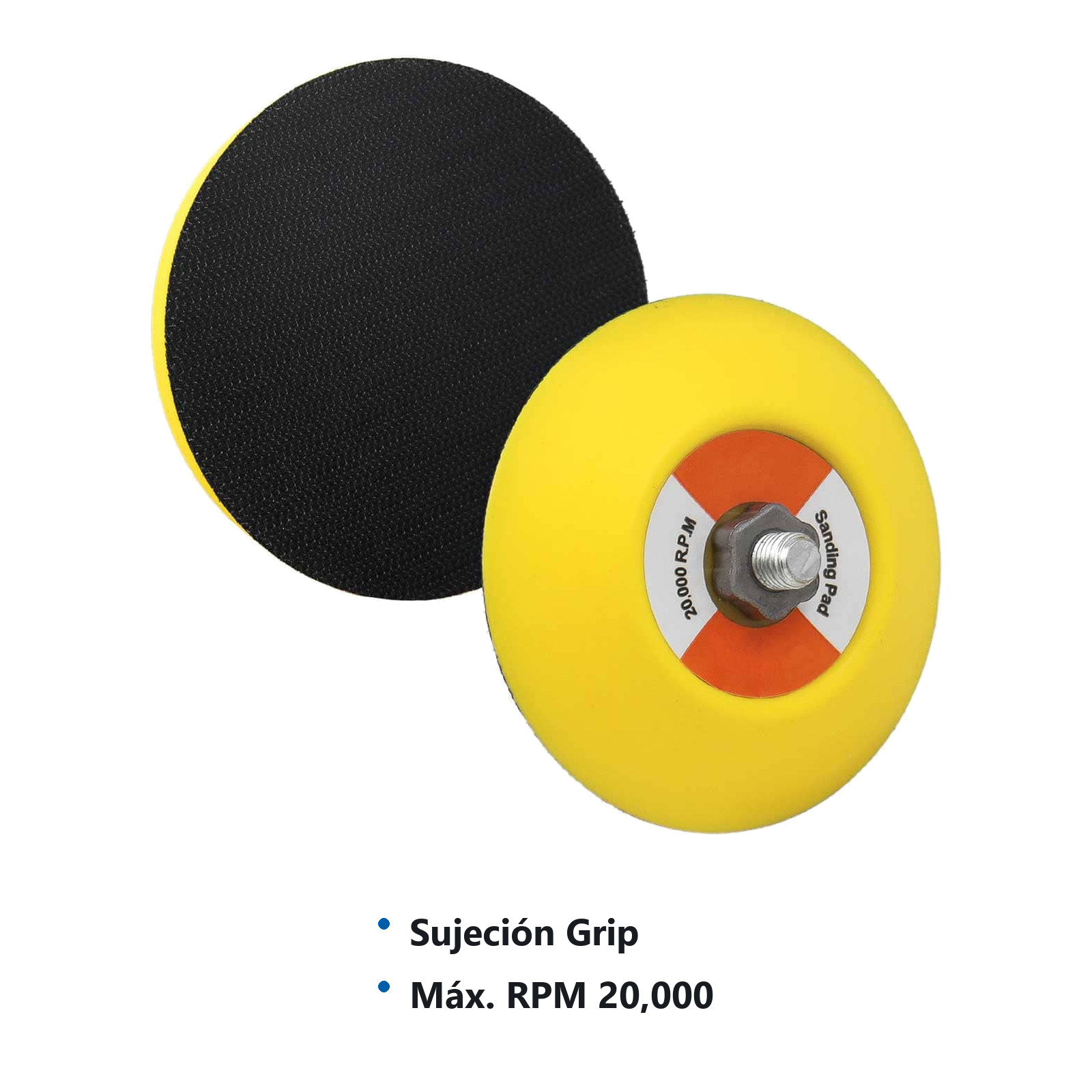 PAD ACCION DUAL 3" GRIP ENT. 5/16"-24 - Imagen 3