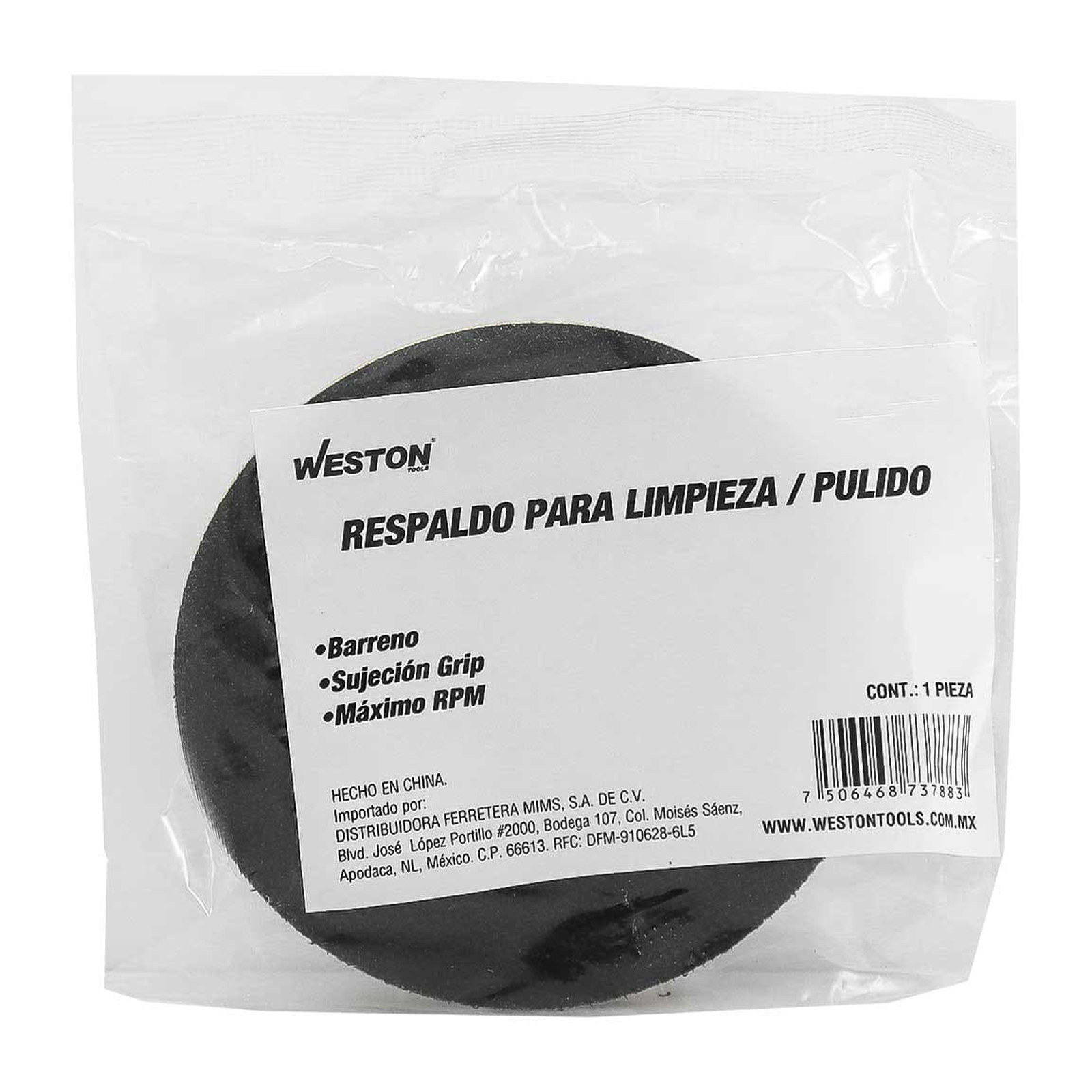 PAD LIMPIEZA/PULIDO 5" GRIP ENT. 5/8"-11 - Imagen 2