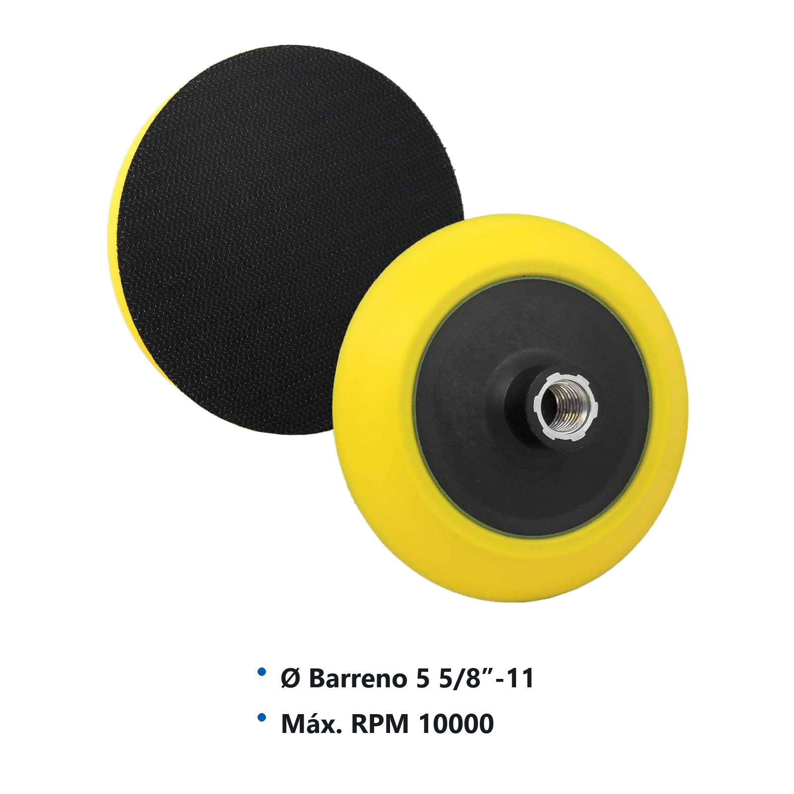 PAD LIMPIEZA/PULIDO 5" GRIP ENT. 5/8"-11 - Imagen 3