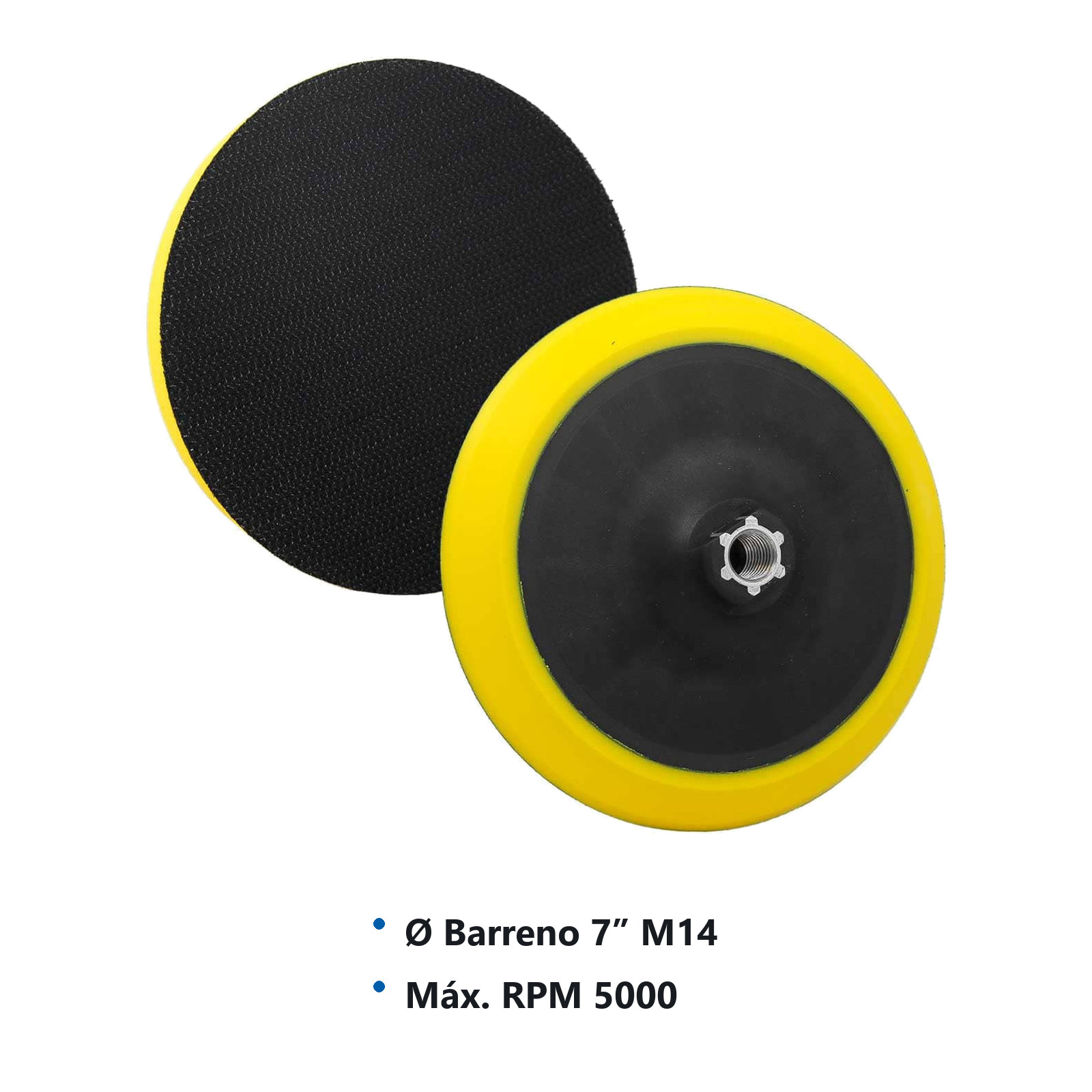 PAD LIMPIEZA/PULIDO 7" GRIP ENT. M14 - Imagen 3