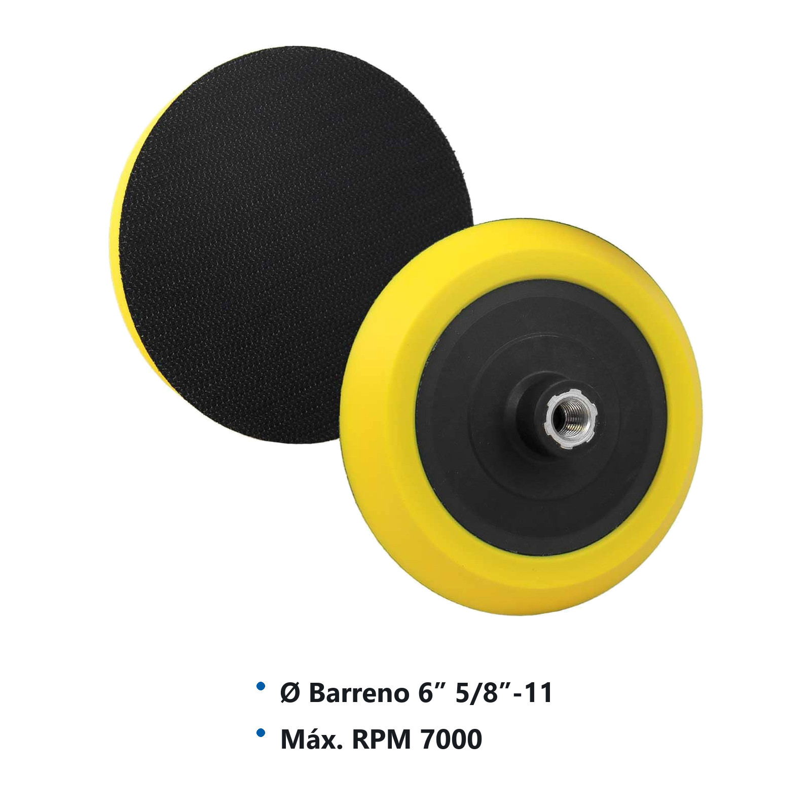 PAD LIMPIEZA/PULIDO 6" GRIP ENT. 5/8"-11 - Imagen 3