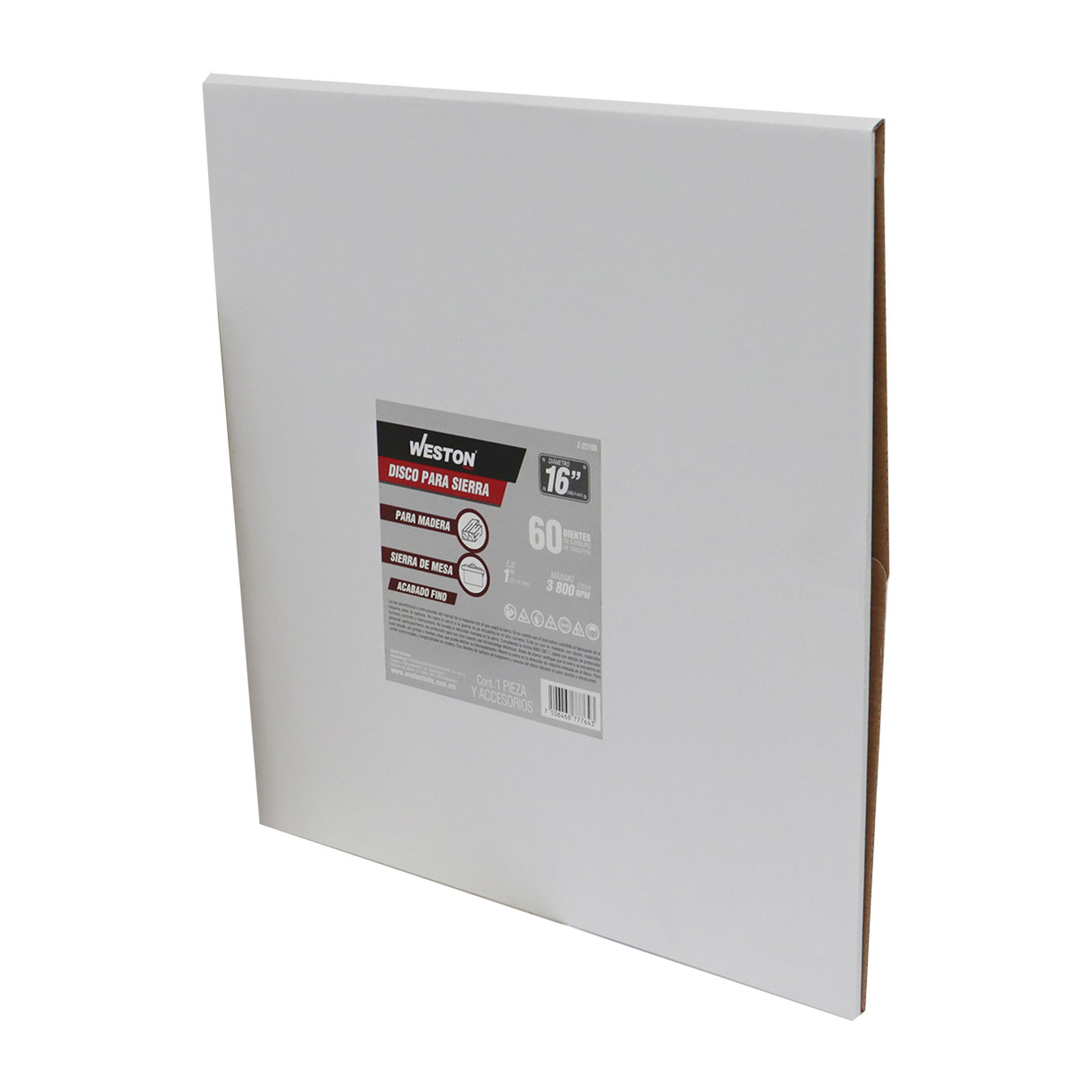 DISCO PARA SIERRA CIRCULAR P/MADERA 16'' X 1'' 60DT - Imagen 4