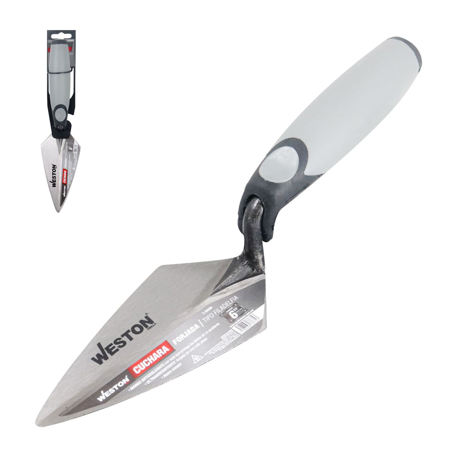 Cuchara Forjada Tipo Filadelfia 6" Mango TPR Weston