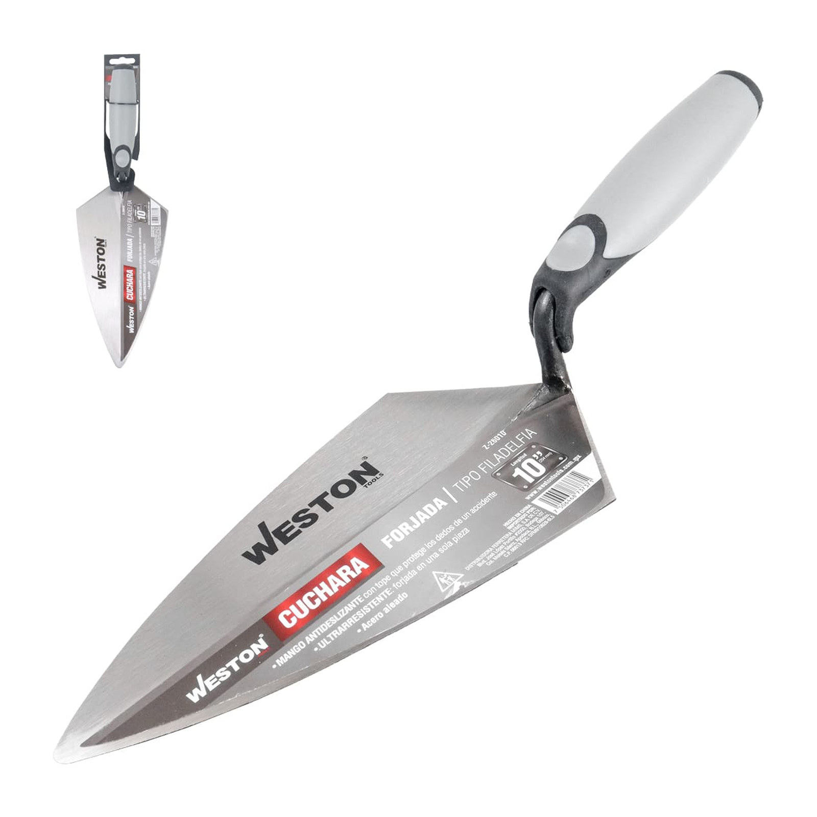 Cuchara Forjada Tipo Filadelfia 10" Mango TPR Weston