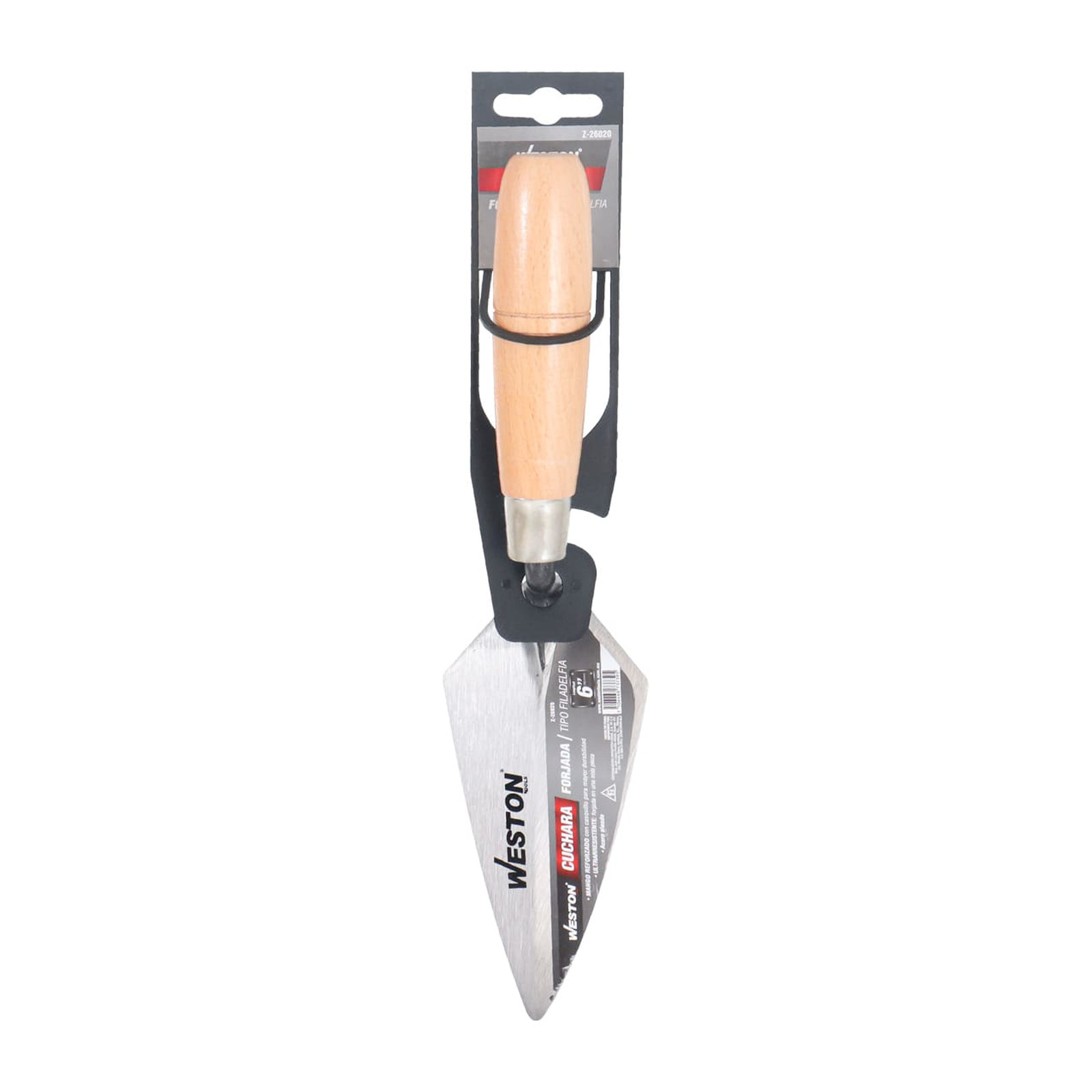 CUCHARA FORJADA TIPO FILADELFIA 6" MANGO D/MADERA - Imagen 3