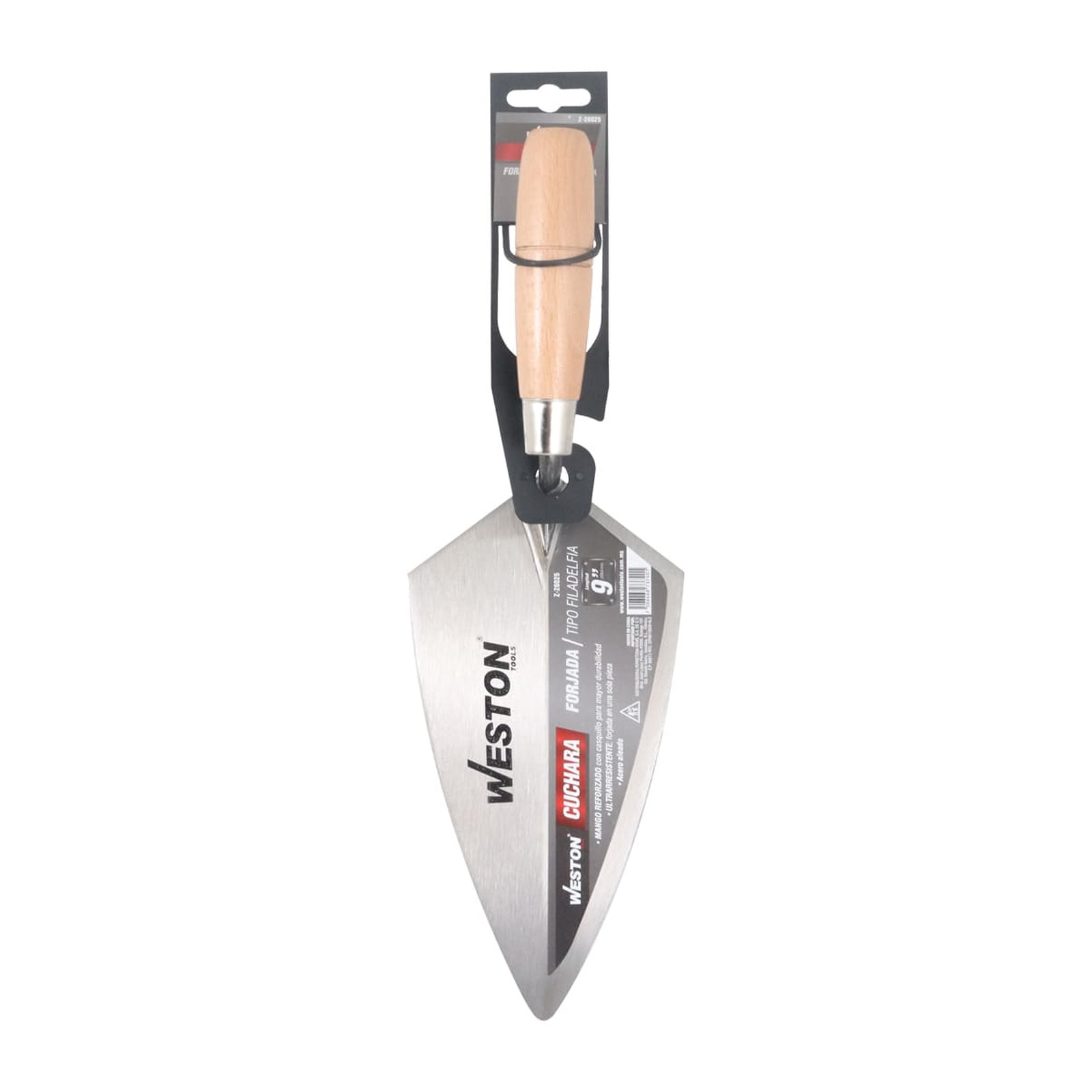CUCHARA FORJADA TIPO FILADELFIA 9" MANGO D/MADERA - Imagen 3
