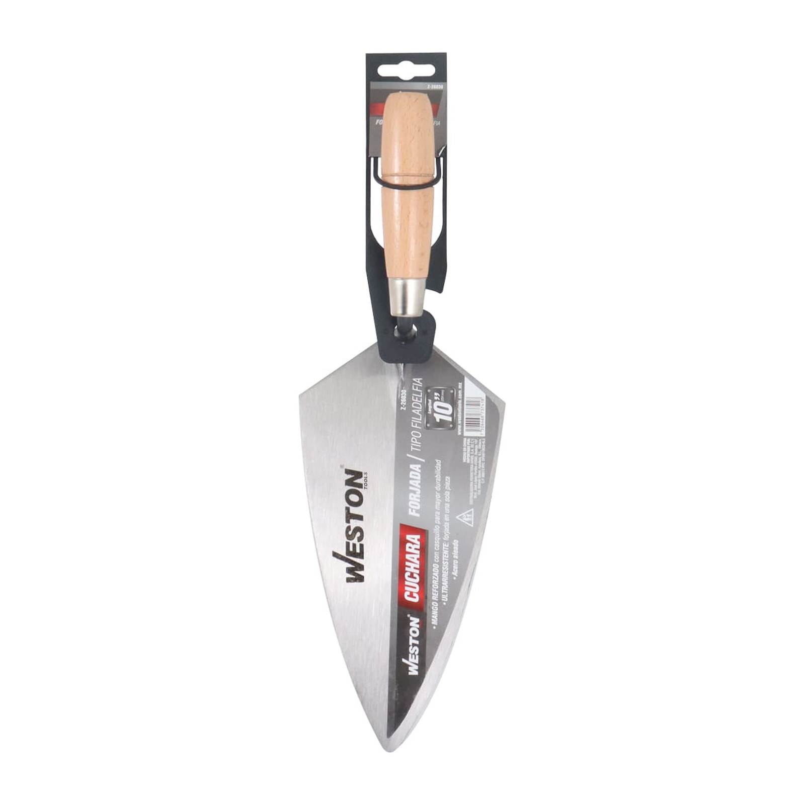 CUCHARA FORJADA TIPO FILADELFIA 10" MANGO D/MADERA - Imagen 3