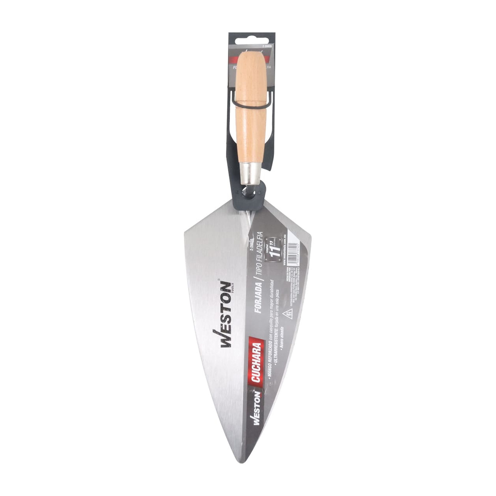 CUCHARA FORJADA TIPO FILADELFIA 11" MANGO D/MADERA - Imagen 3