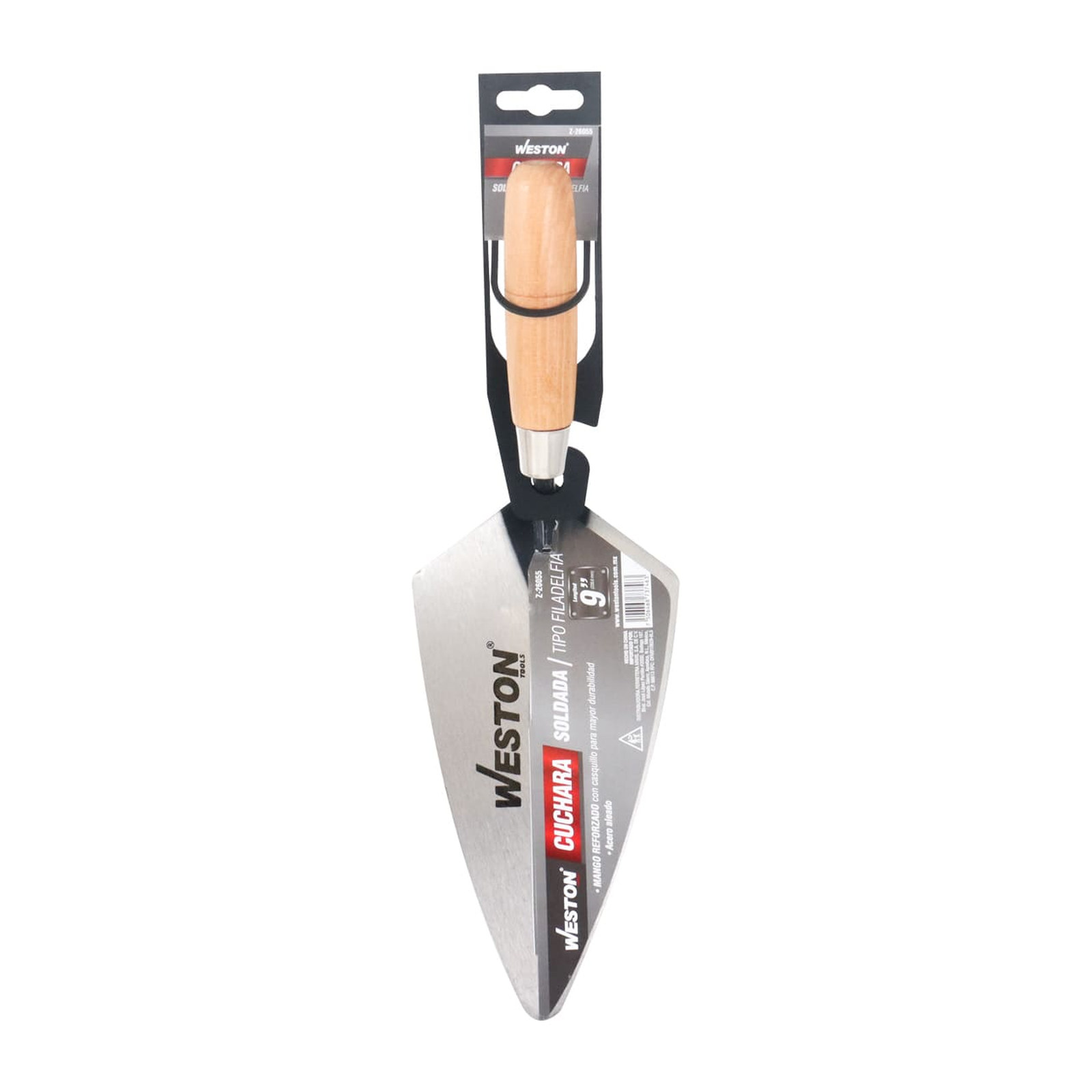 CUCHARA SOLDADA TIPO FILADELFIA 9" MANGO D/MADERA - Imagen 3