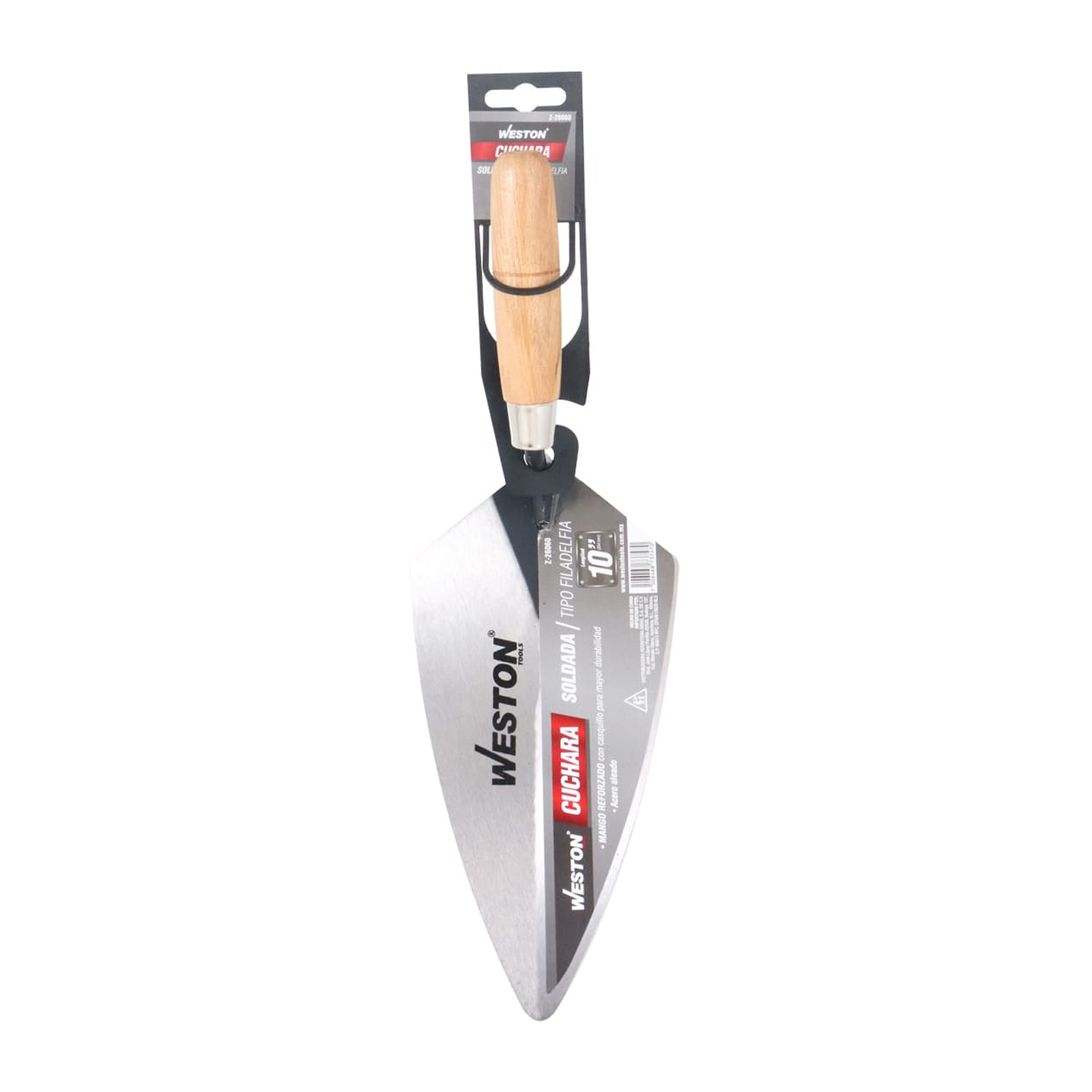 CUCHARA SOLDADA TIPO FILADELFIA 10" MANGO D/MADERA - Imagen 3