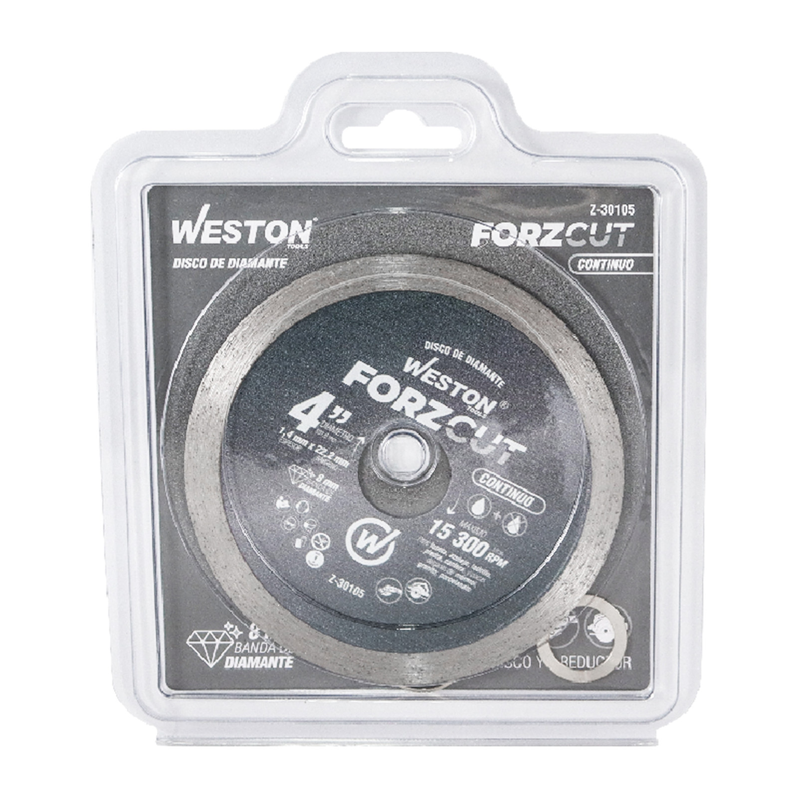 Disco de Diamante Rin Continuo 4" Forzcut Weston