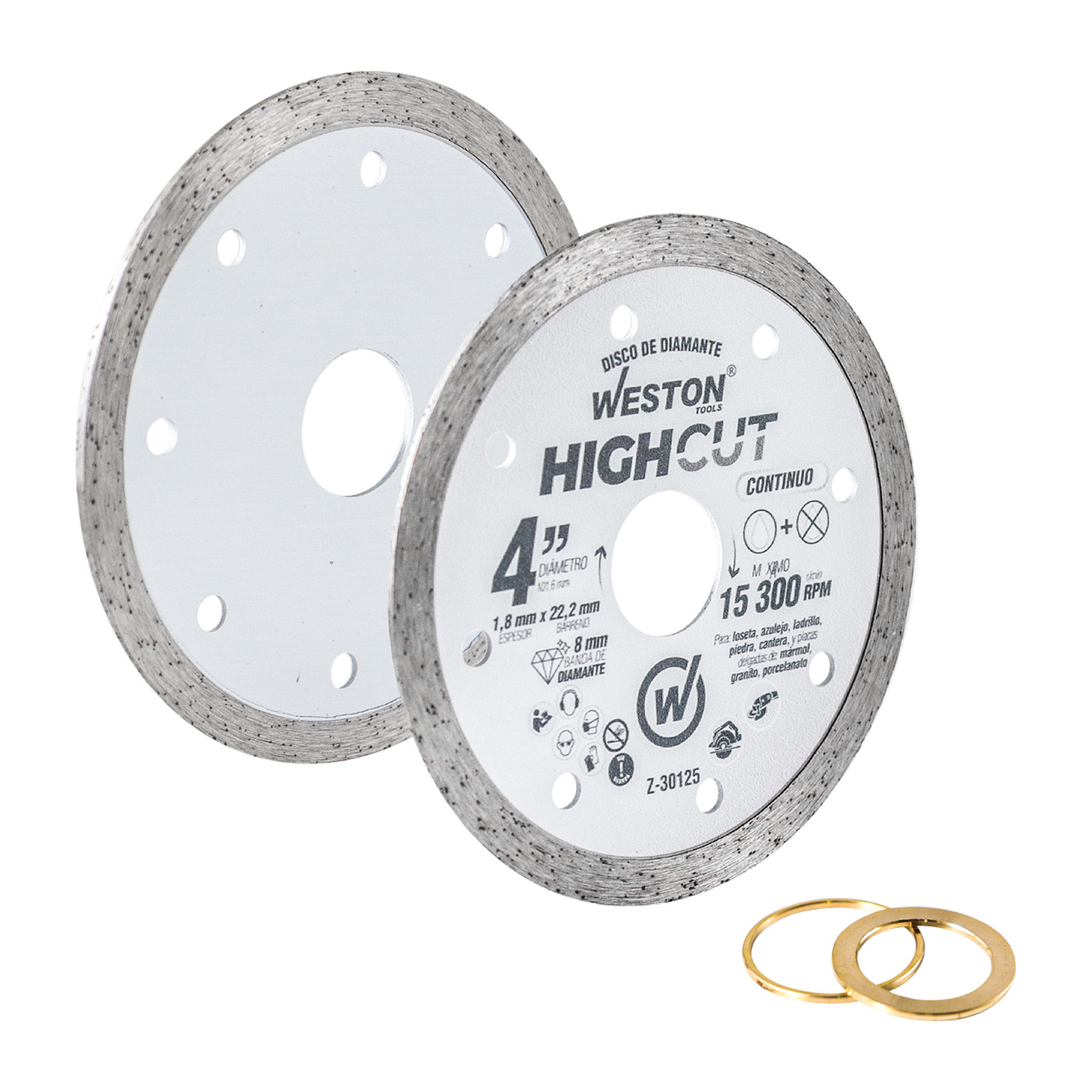 DISCO DE DIAMANTE RIN CONTINUO 4" HIGHCUT - Imagen 2