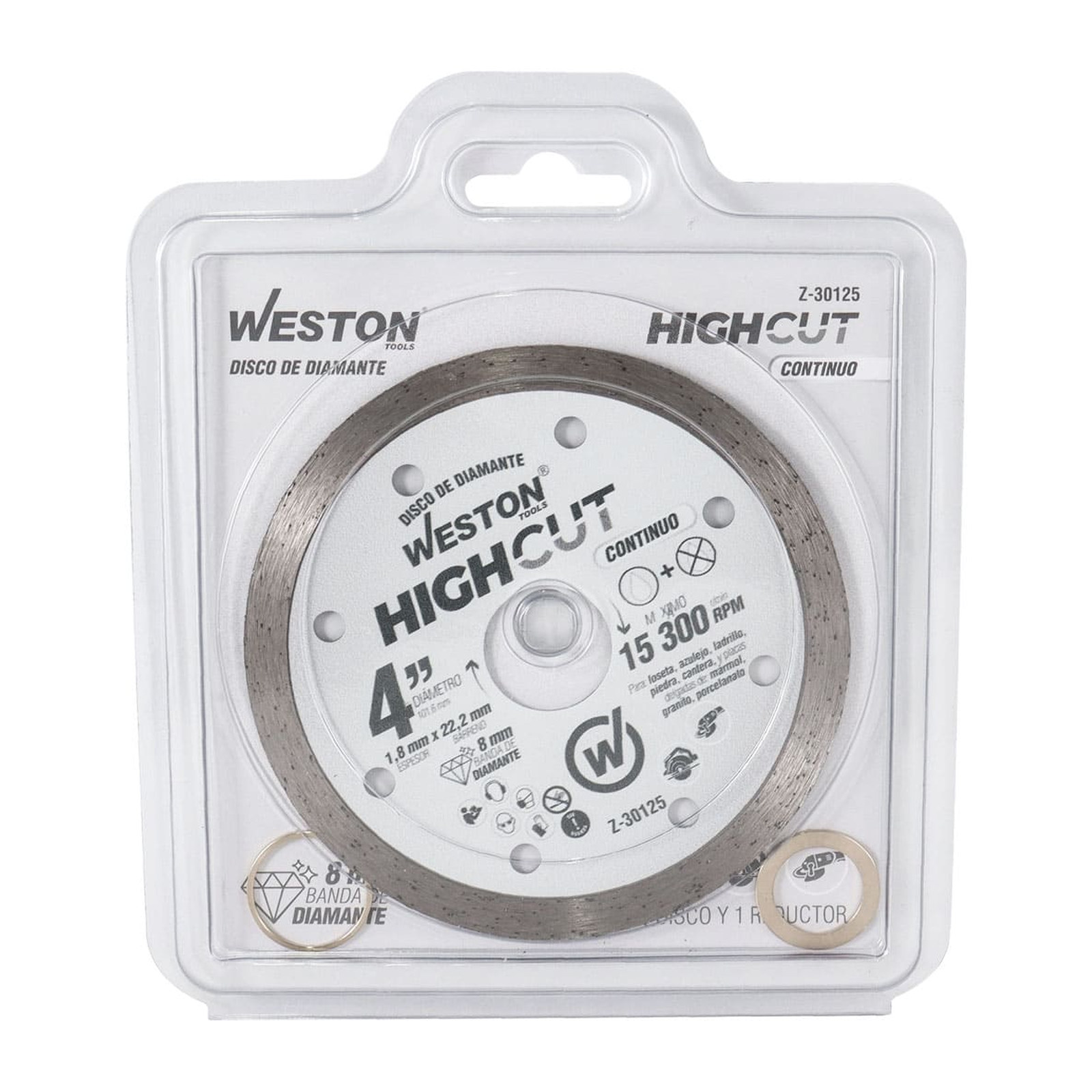 DISCO DE DIAMANTE RIN CONTINUO 4" HIGHCUT - Imagen 4