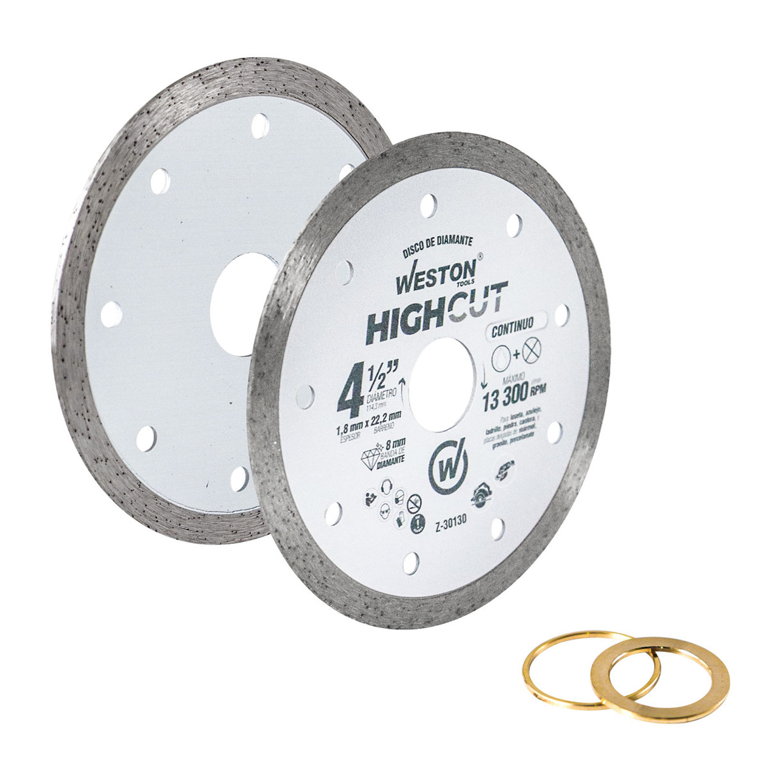 DISCO DE DIAMANTE RIN CONTINUO 4-1/2" HIGHCUT - Imagen 2