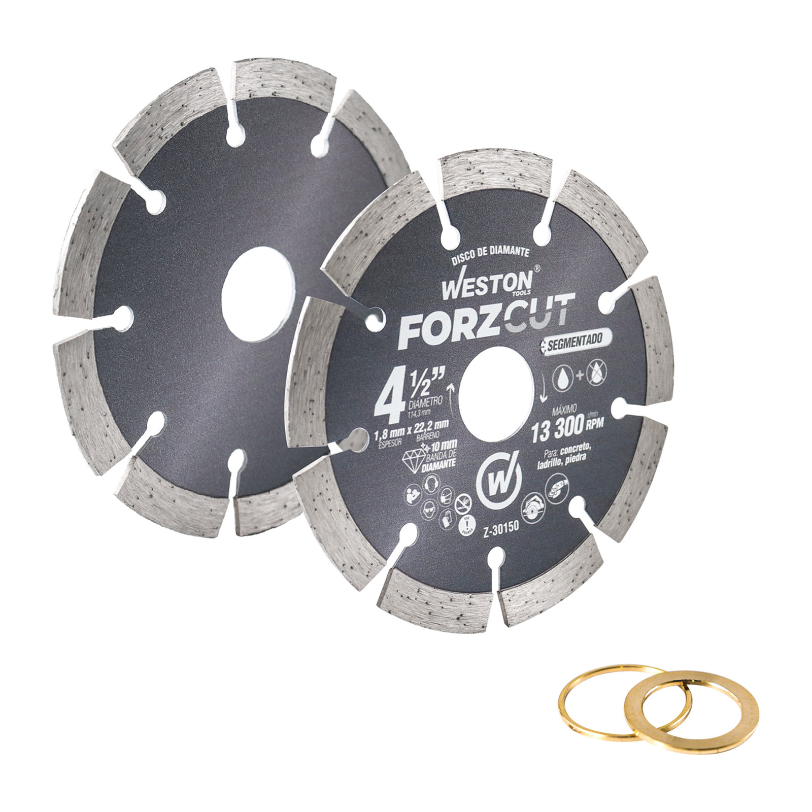 DISCO DE DIAMANTE RIN SEGMENTADO 4-1/2" FORZCUT - Imagen 2