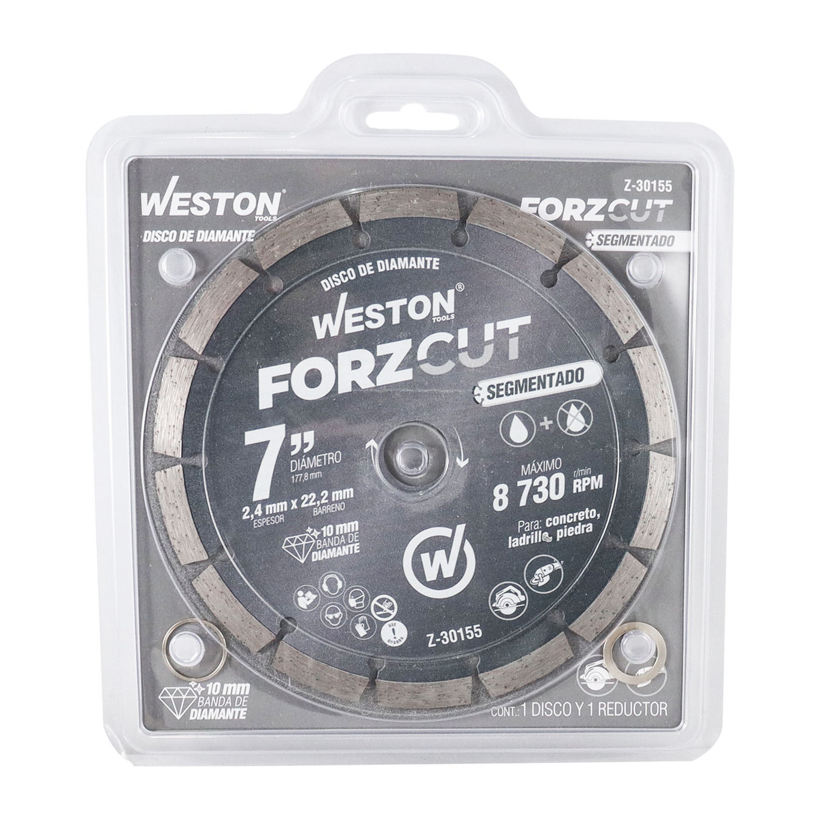 Disco de Diamante Rin Segmentado 7" Forzcut Weston