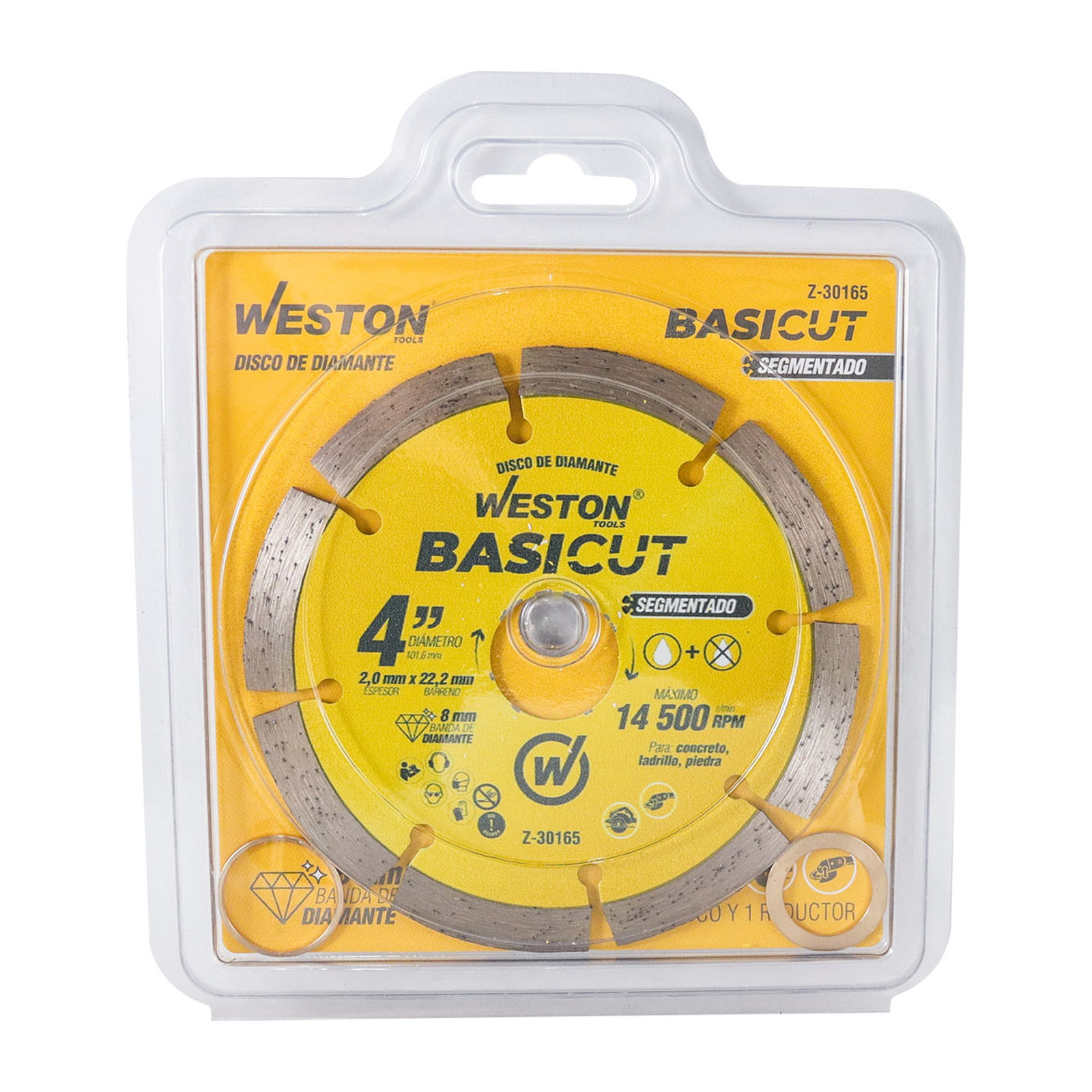 Disco de Diamante Rin Segmentado 4" Basicut Weston