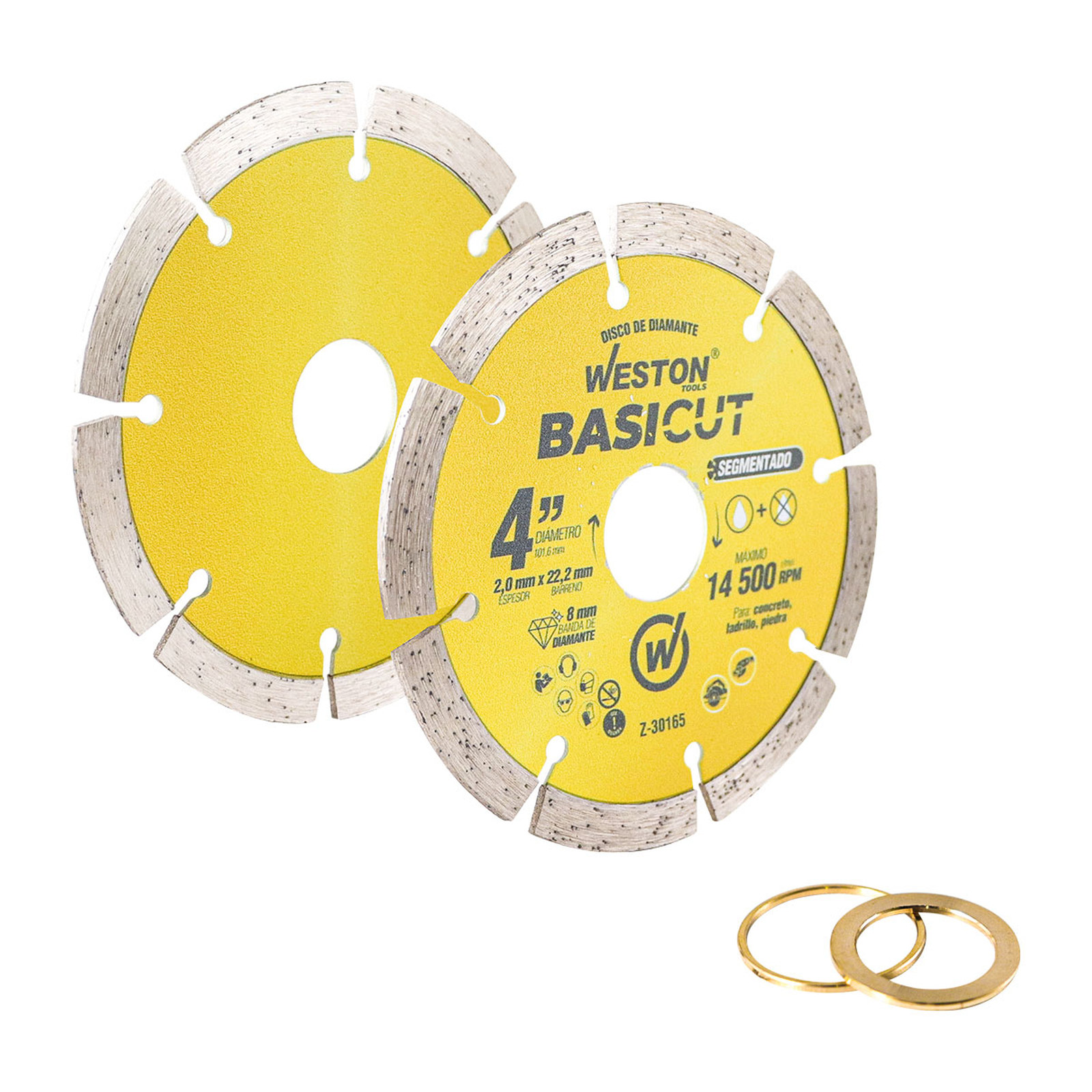 DISCO DE DIAMANTE RIN SEGMENTADO 4" BASICUT - Imagen 2