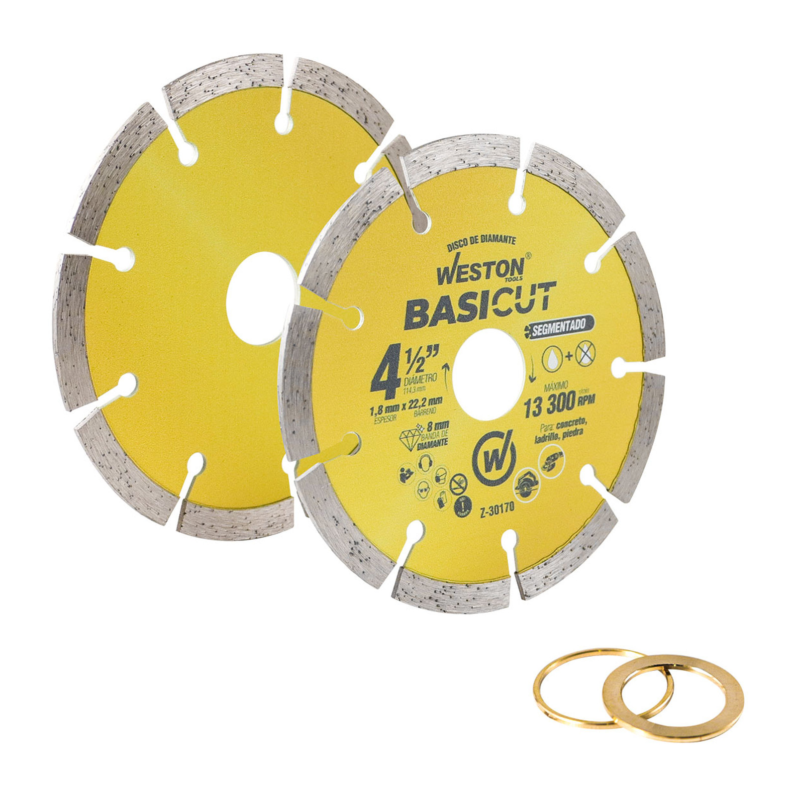 DISCO DE DIAMANTE RIN SEGMENTADO 4-1/2" BASICUT - Imagen 2