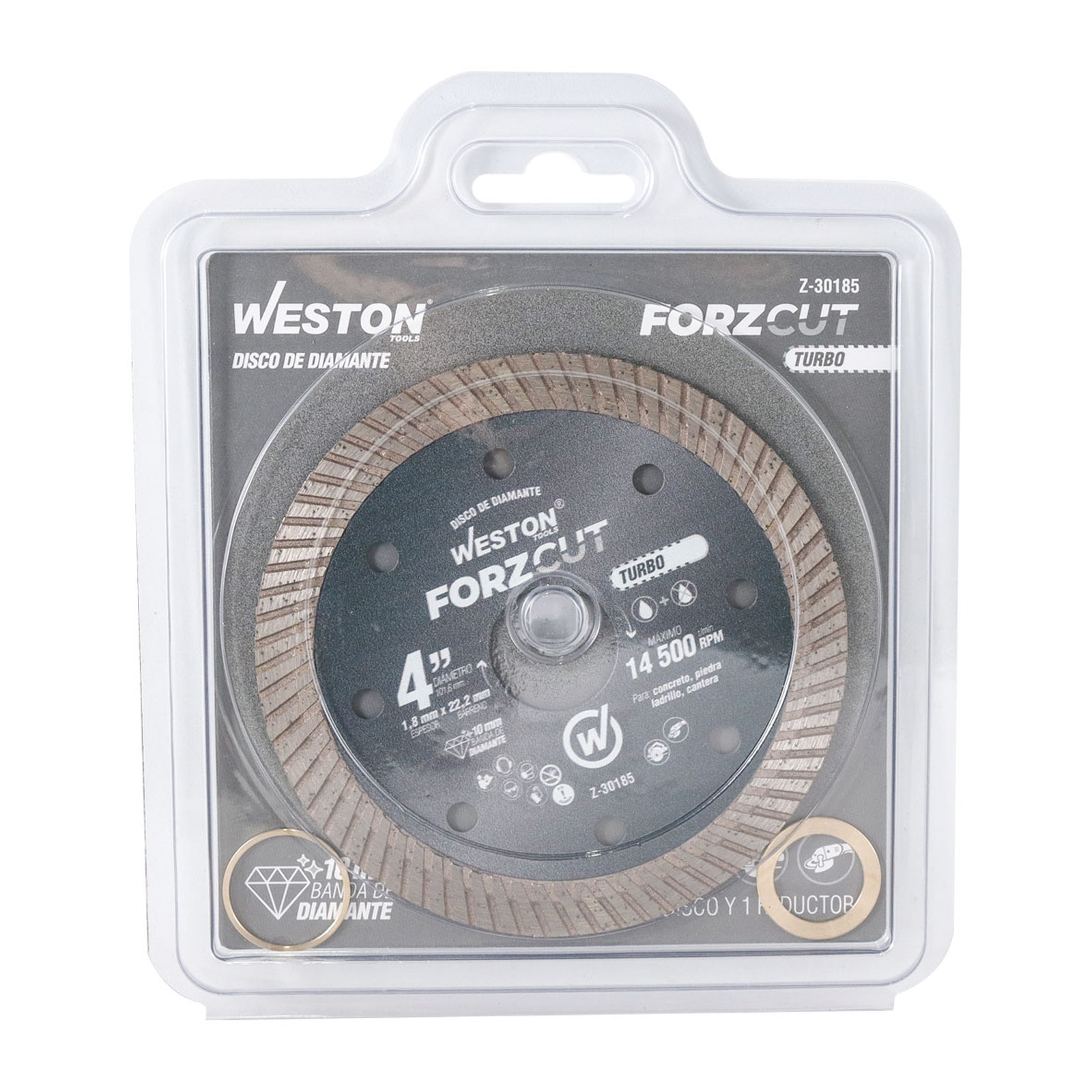 Disco de Diamante Rin Turbo 4" FORZCUT WESTON