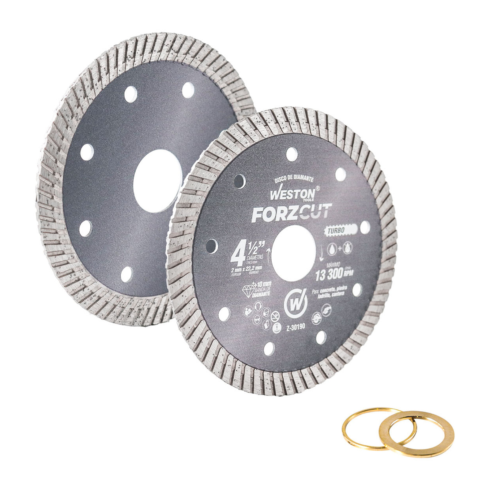 DISCO DE DIAMANTE RIN TURBO 4-1/2" FORZCUT - Imagen 2