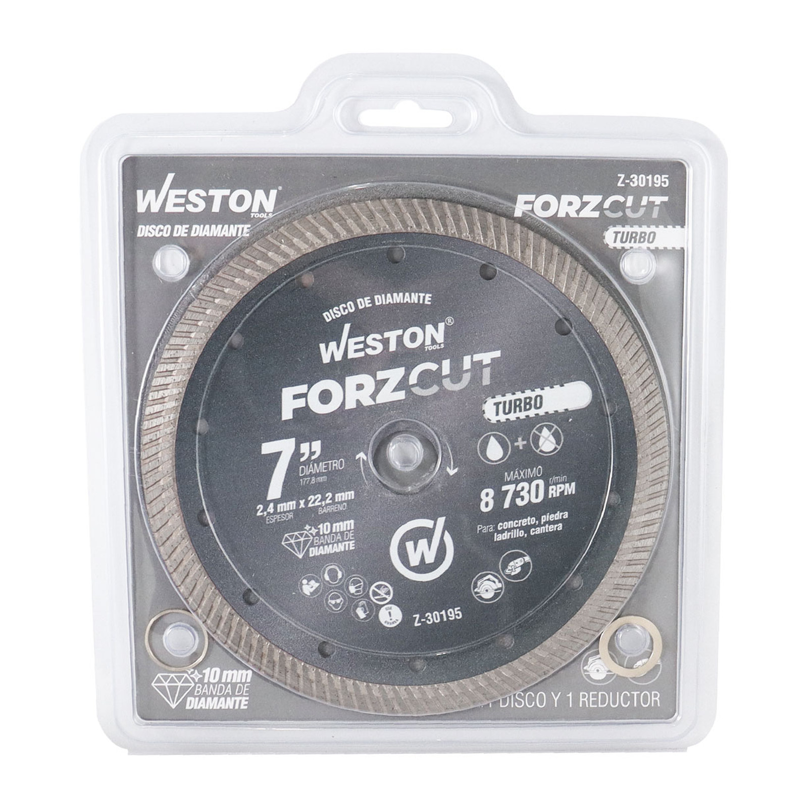 Disco de Diamante Rin Turbo 7" Forzcut Weston