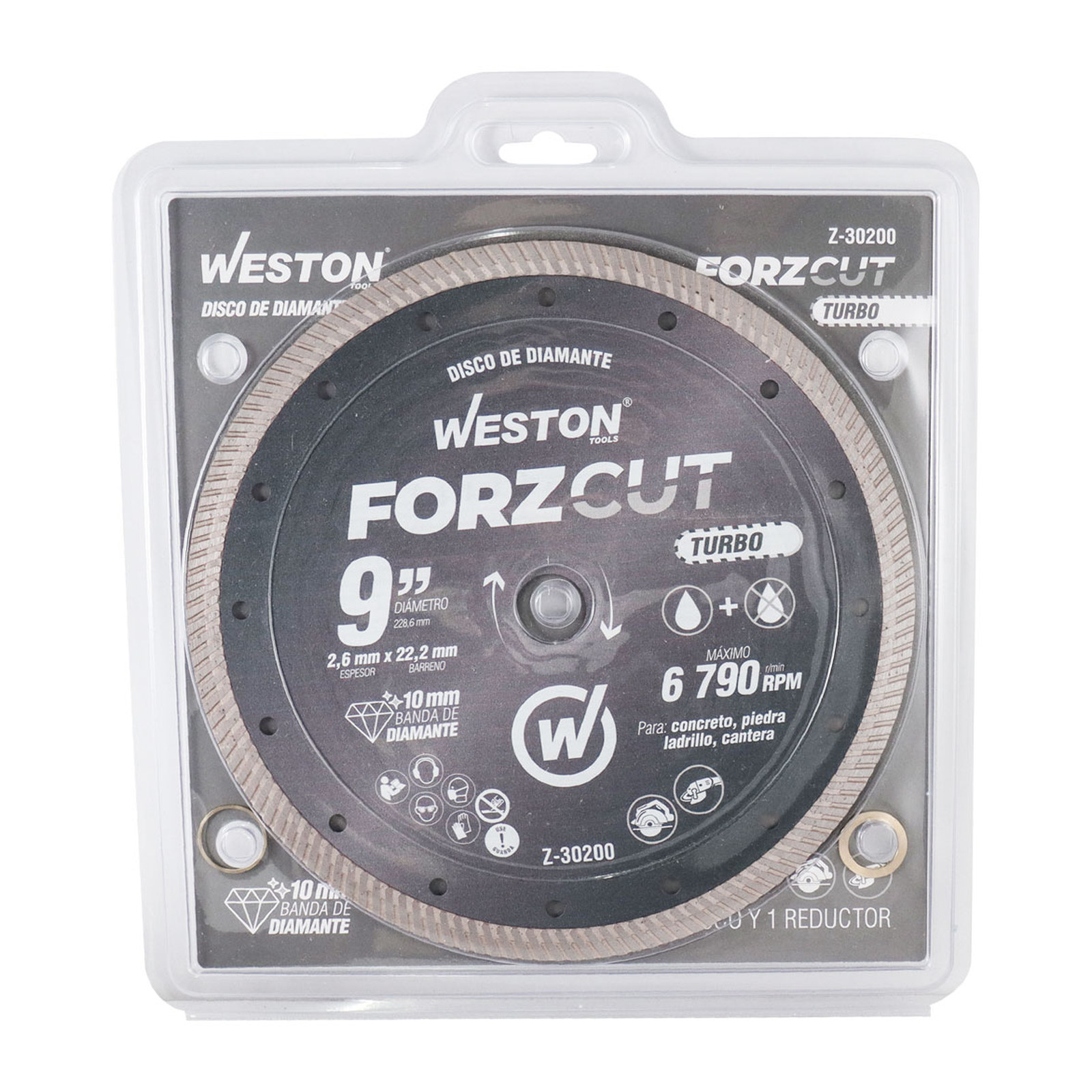 Disco de Diamante Rin Turbo 9" Forzcut Weston