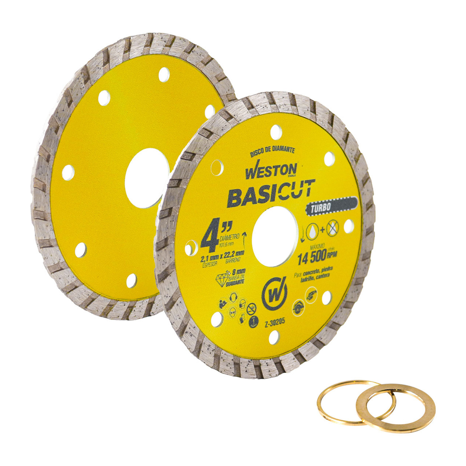 DISCO DE DIAMANTE RIN TURBO 4" BASICUT - Imagen 2