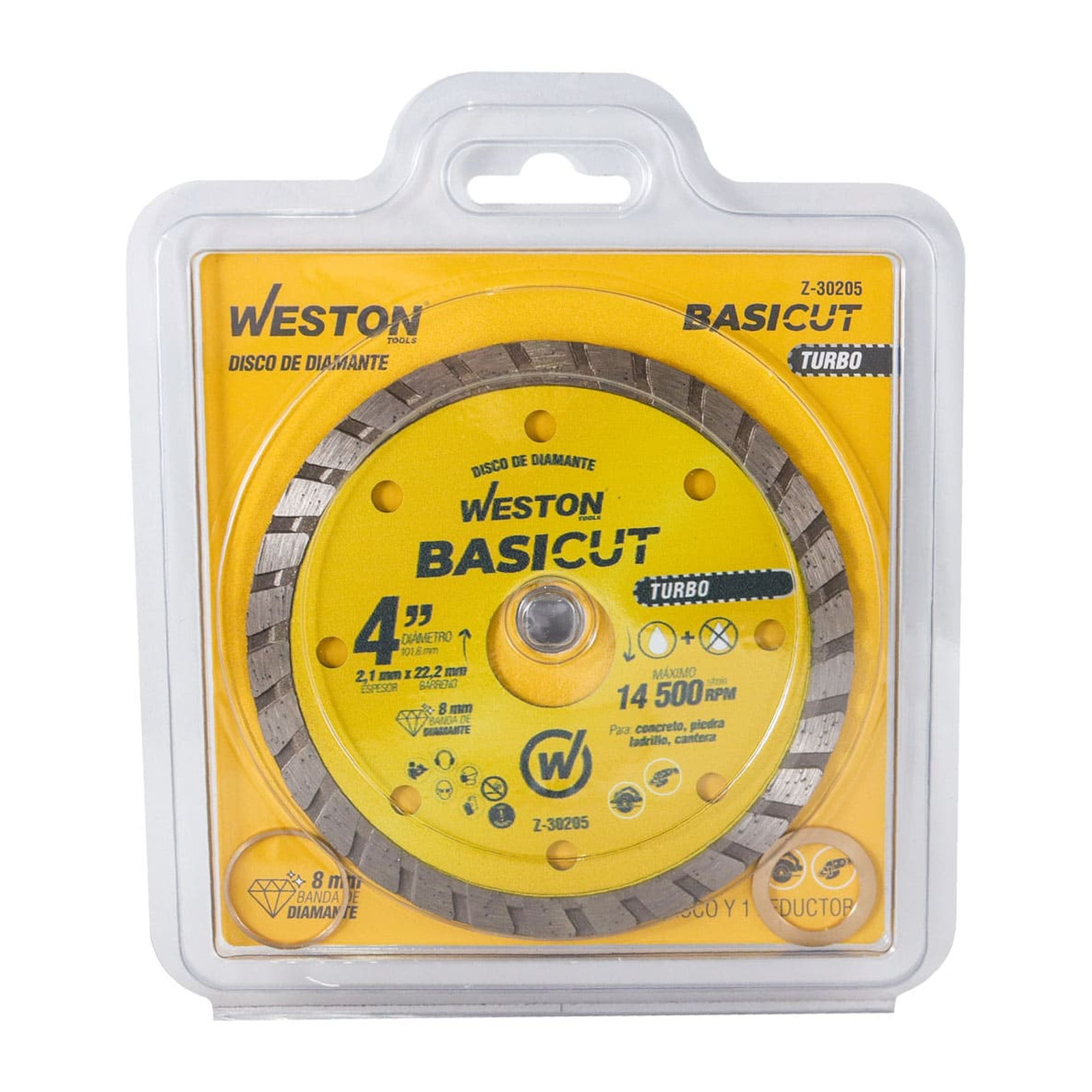 DISCO DE DIAMANTE RIN TURBO 4" BASICUT - Imagen 4