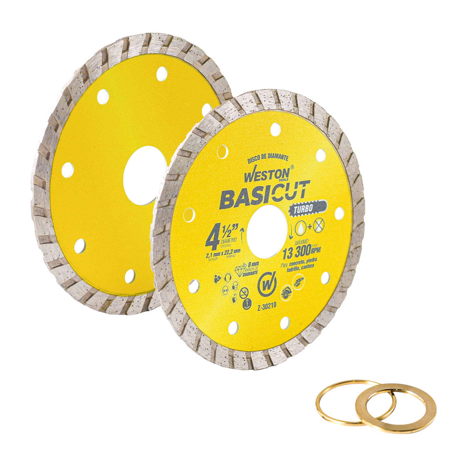 DISCO DE DIAMANTE RIN TURBO 4-1/2" BASICUT - Imagen 2