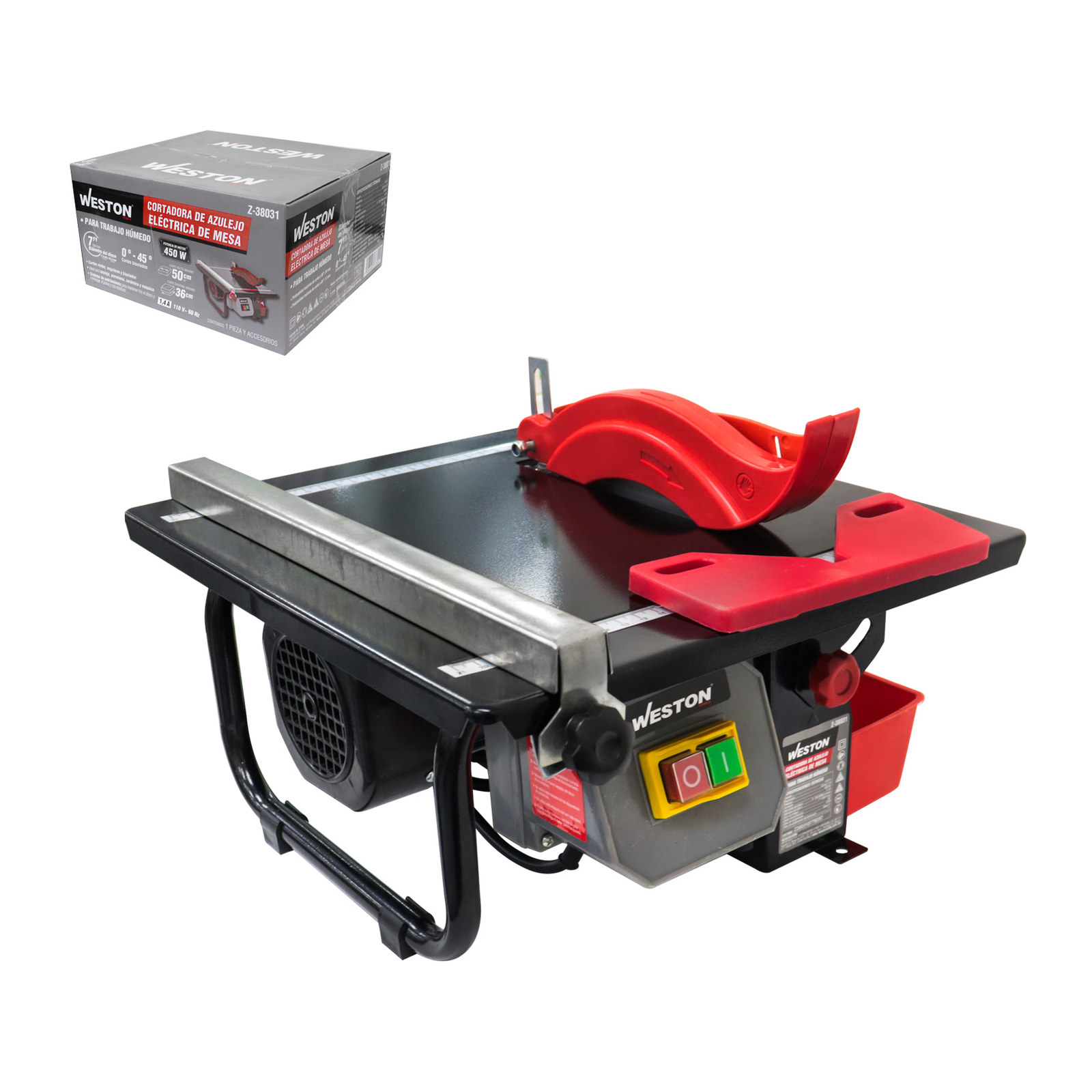 Cortadora de Azulejo Eléctrica de Mesa WESTON 450 W 7"