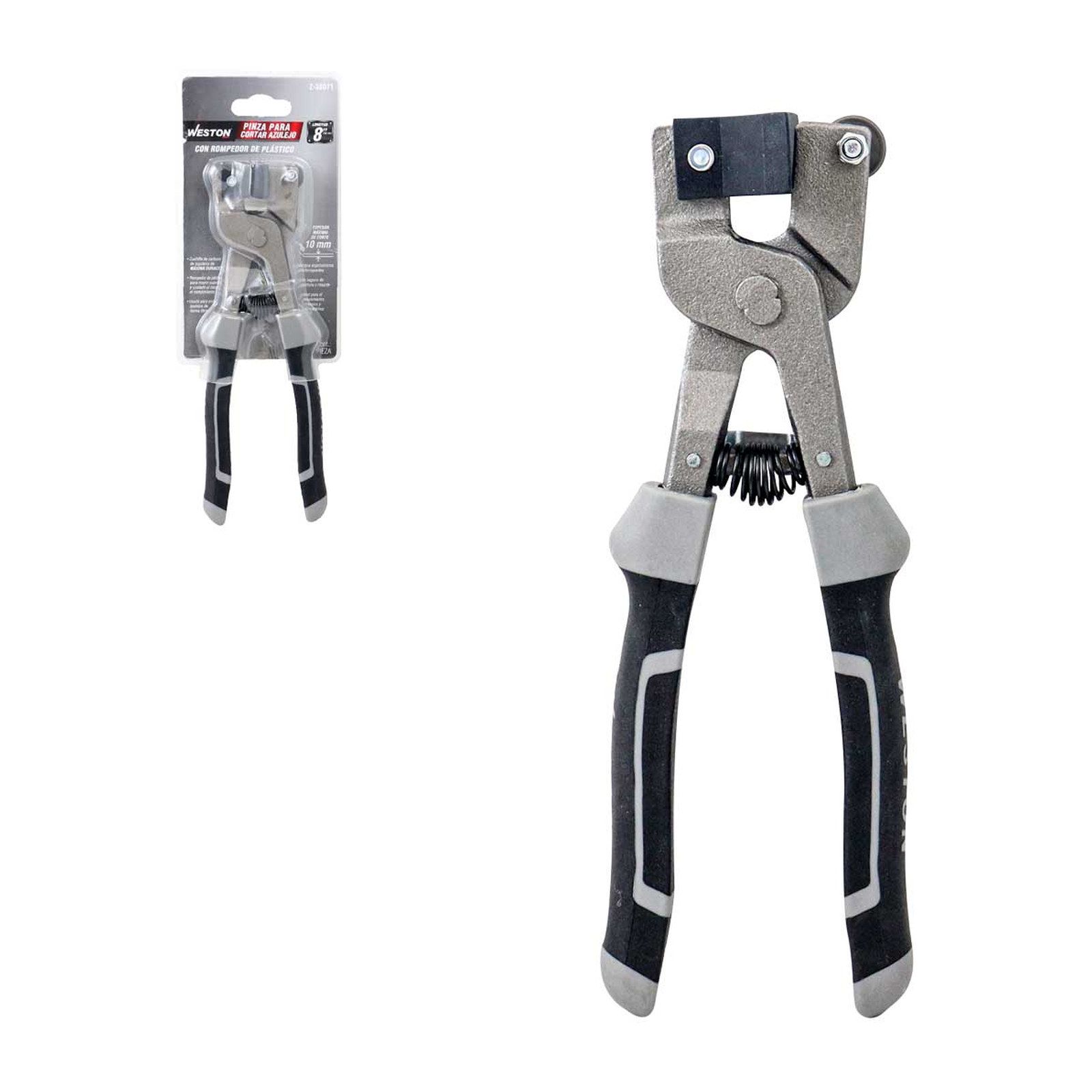 Pinza Cortadora de Azulejo con Rompedor de Plástico 8" WESTON