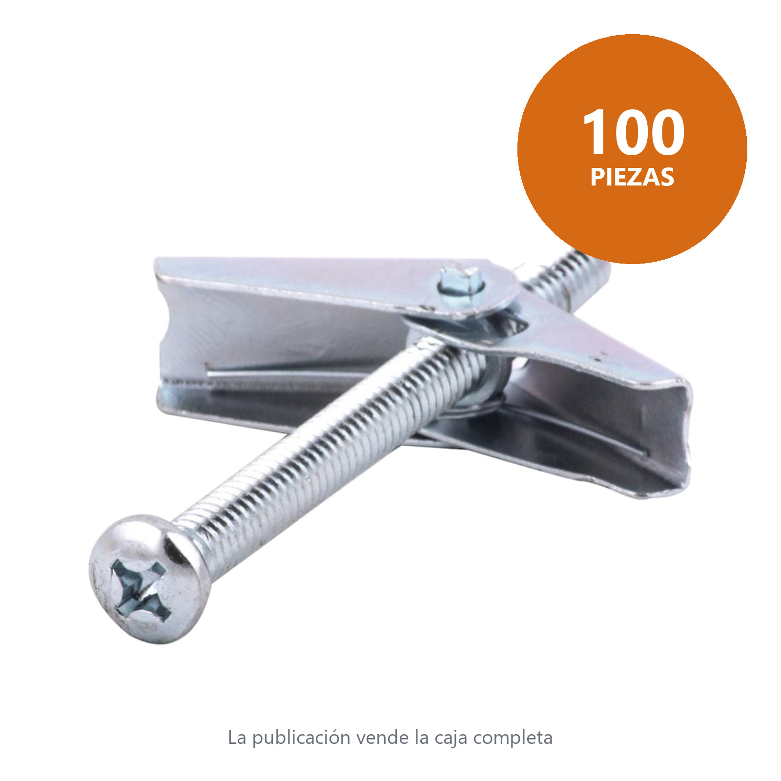 SUJETADOR MARIPOSA 1/4" X 3" (Precio x pieza- Empaque c/100 pzas) - Imagen 2