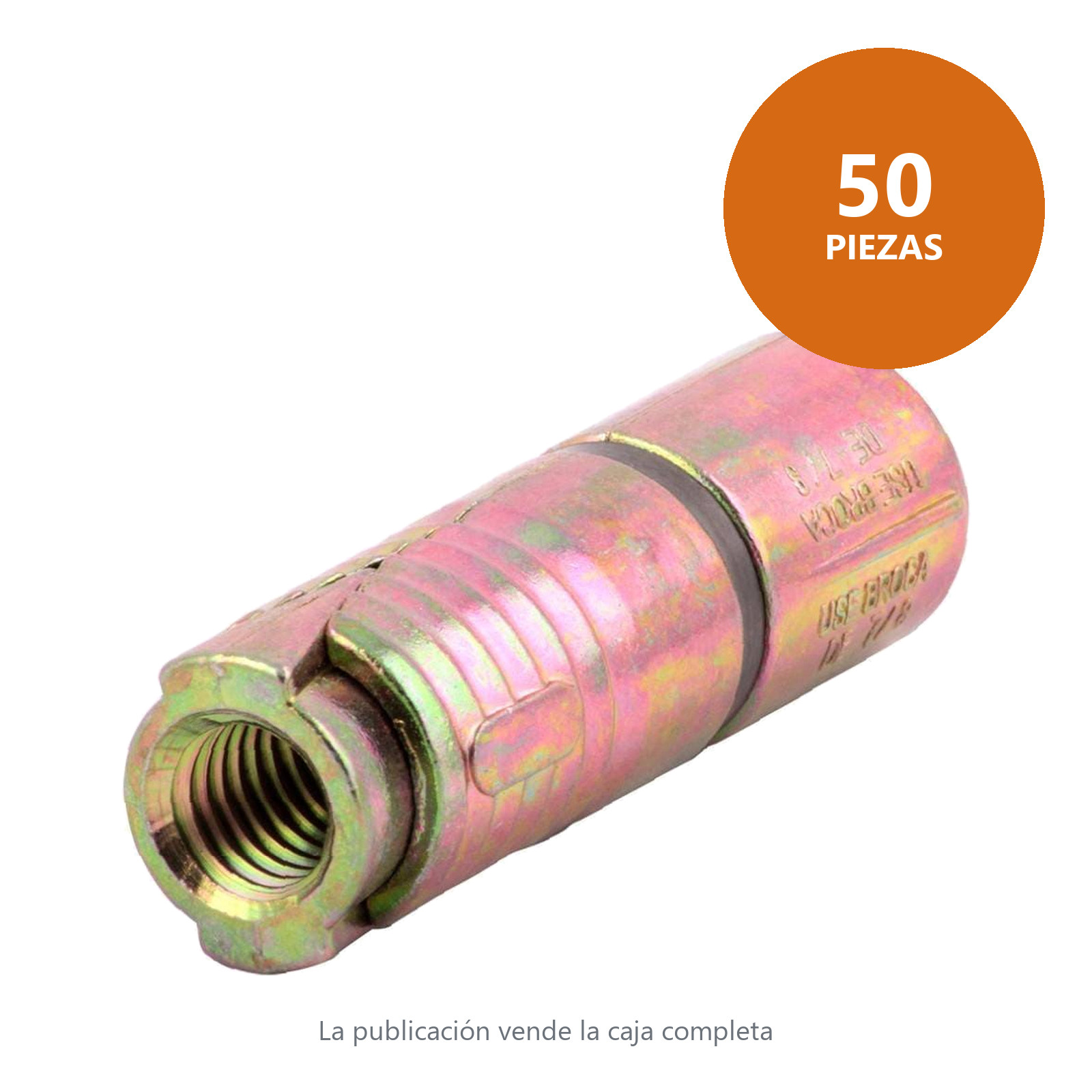 TAQUETE EXPANSOR 3/8" X 2-5/8" (Precio x Pieza - Caja c/50 pzs) - Imagen 2