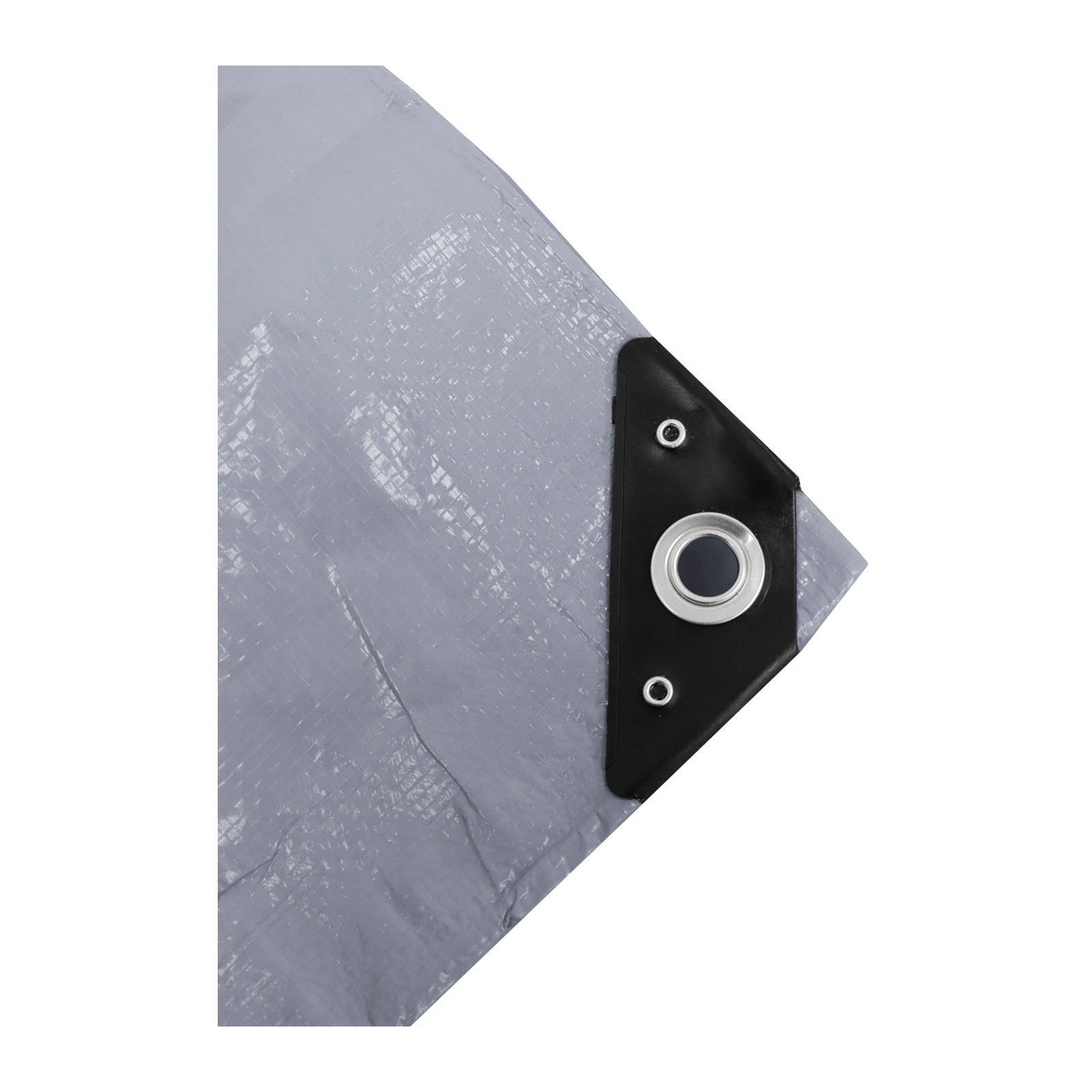 LONA GRIS REFORZADA 180G 3.6M X 4.8M - Imagen 2