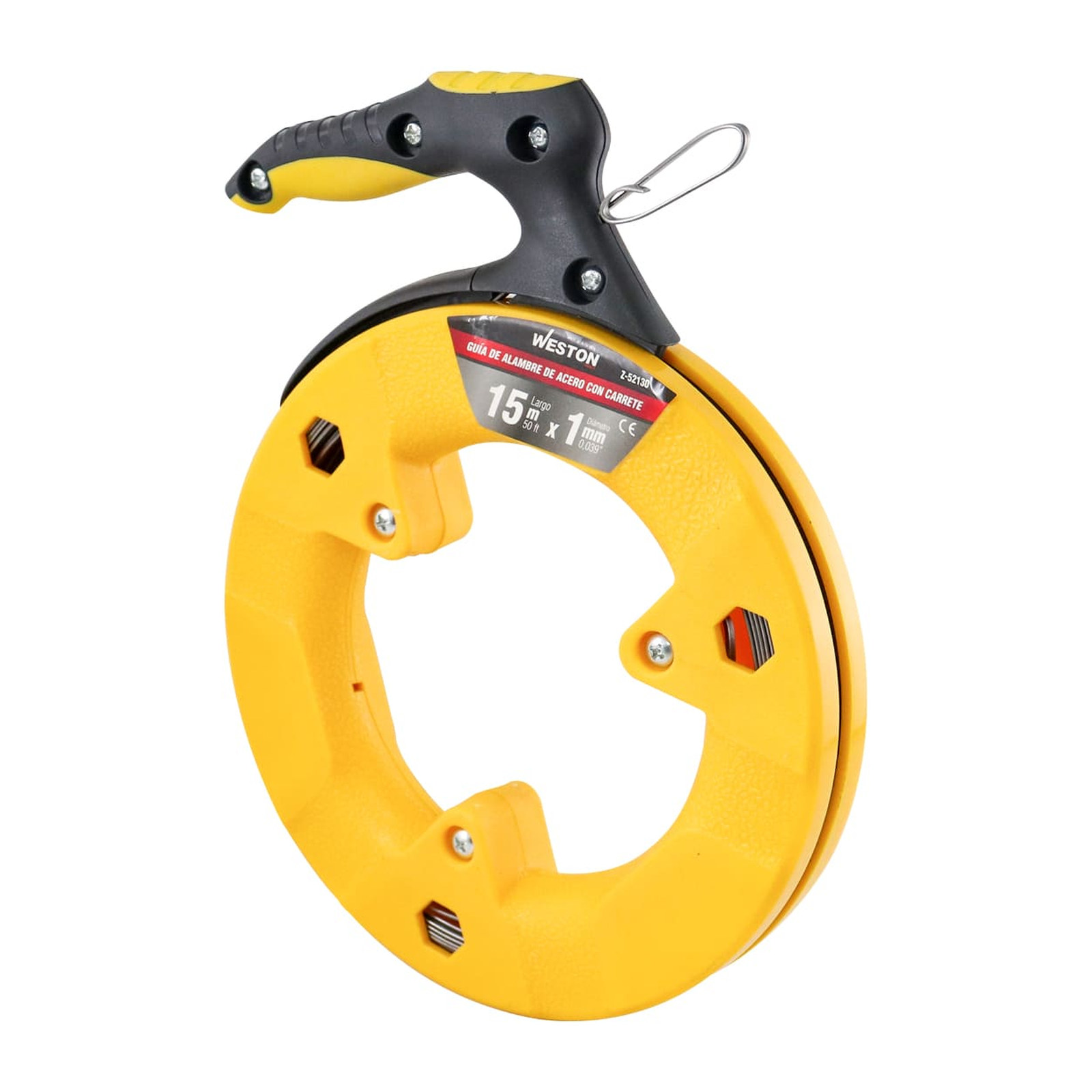 Guía de Alambre de Acero con Carrete 15 m Weston