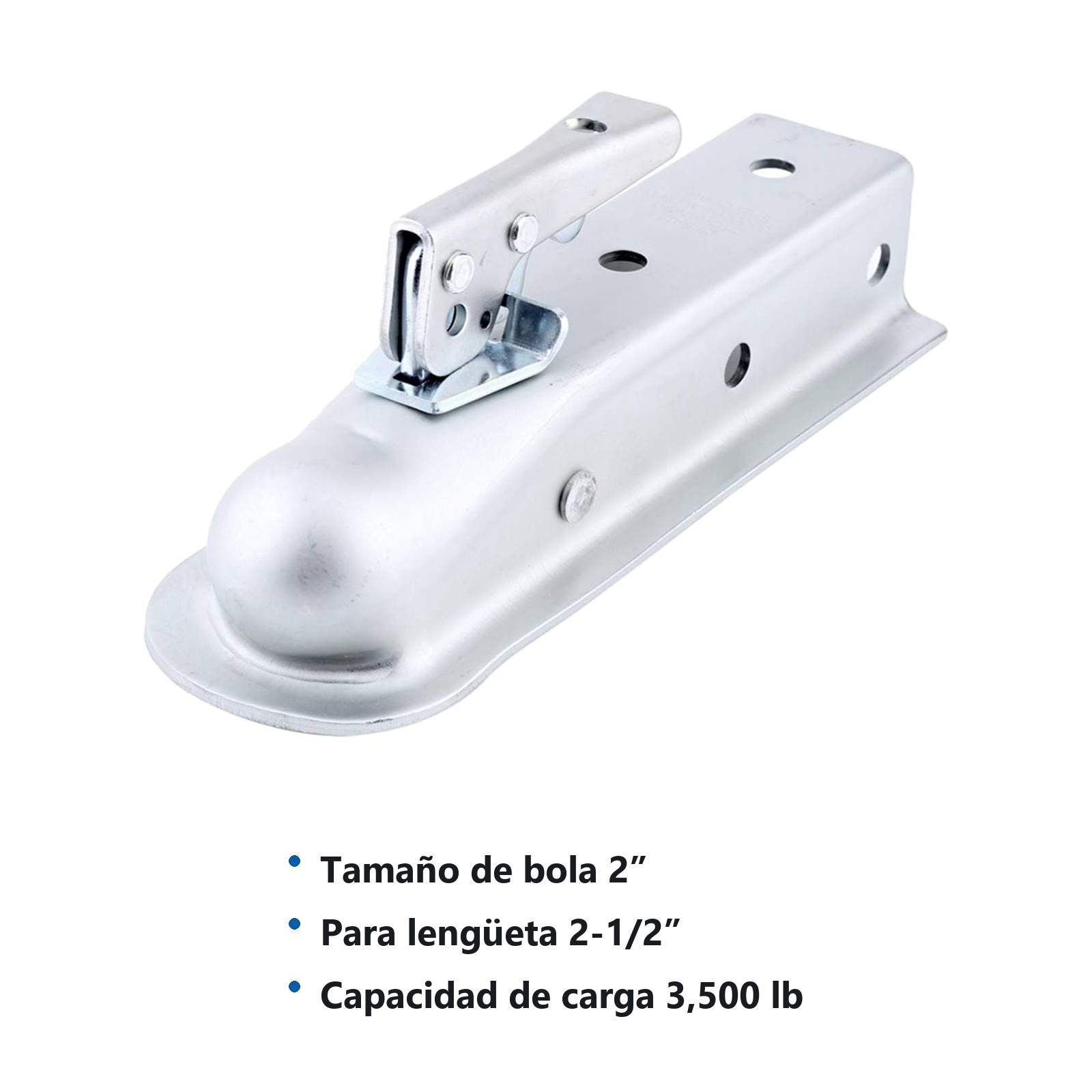 ENGANCHE P/REMOLQUE 2" X 2-1/2"                   3500 LIBRAS - Imagen 2