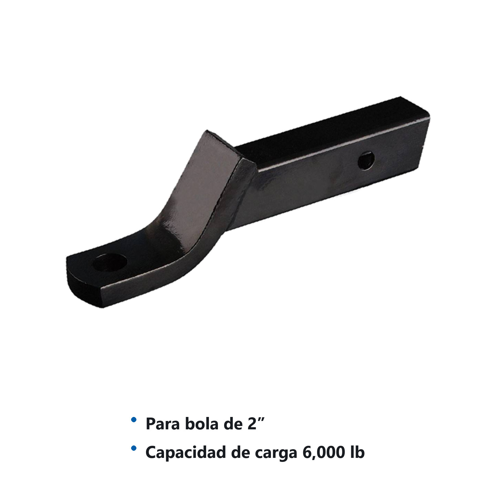 LENGÜETA P/REMOLQUE P/BOLA 2" 6000LBS - Imagen 2