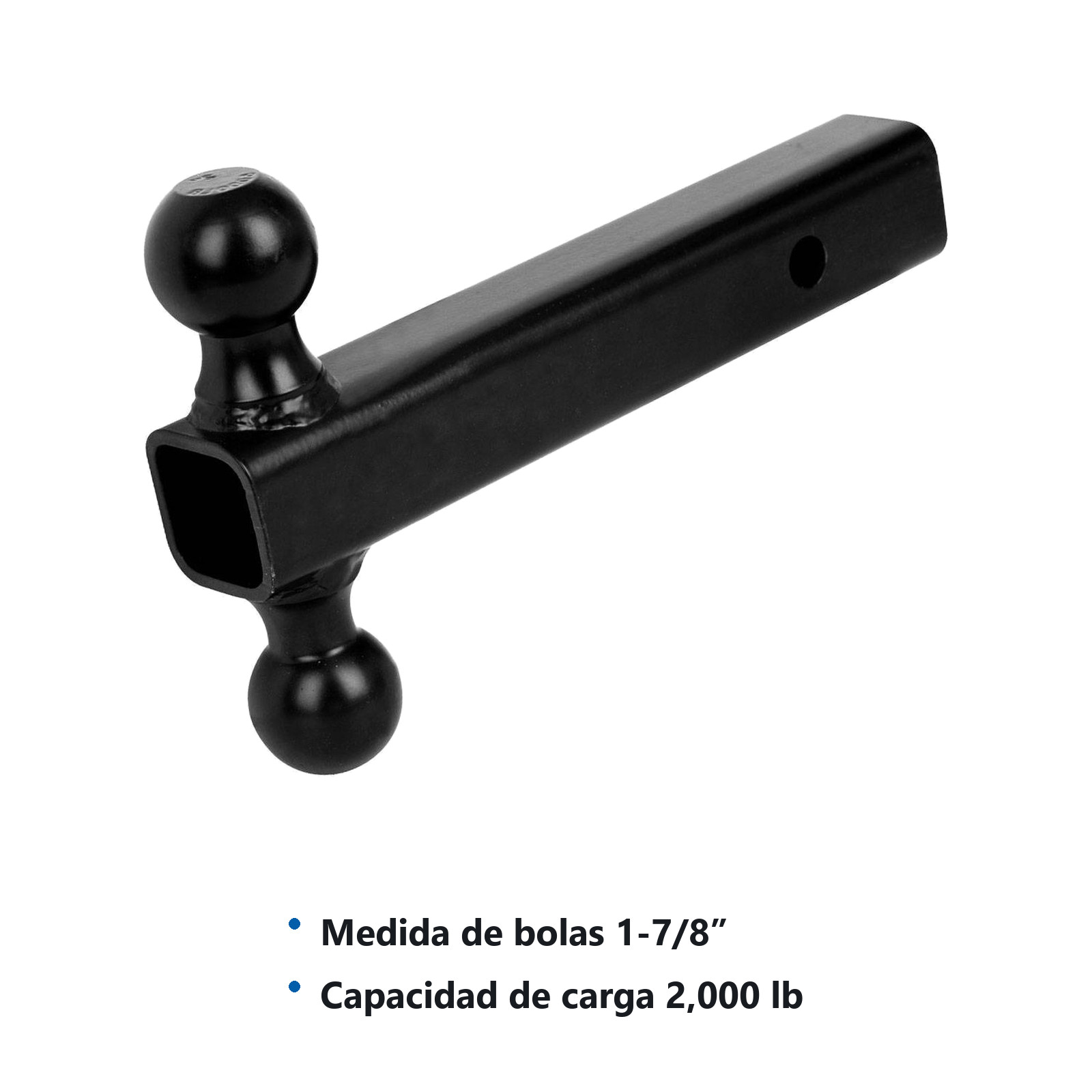 LENGÜETA P/REMOLQUE C/DOBLE BOLA - Imagen 2