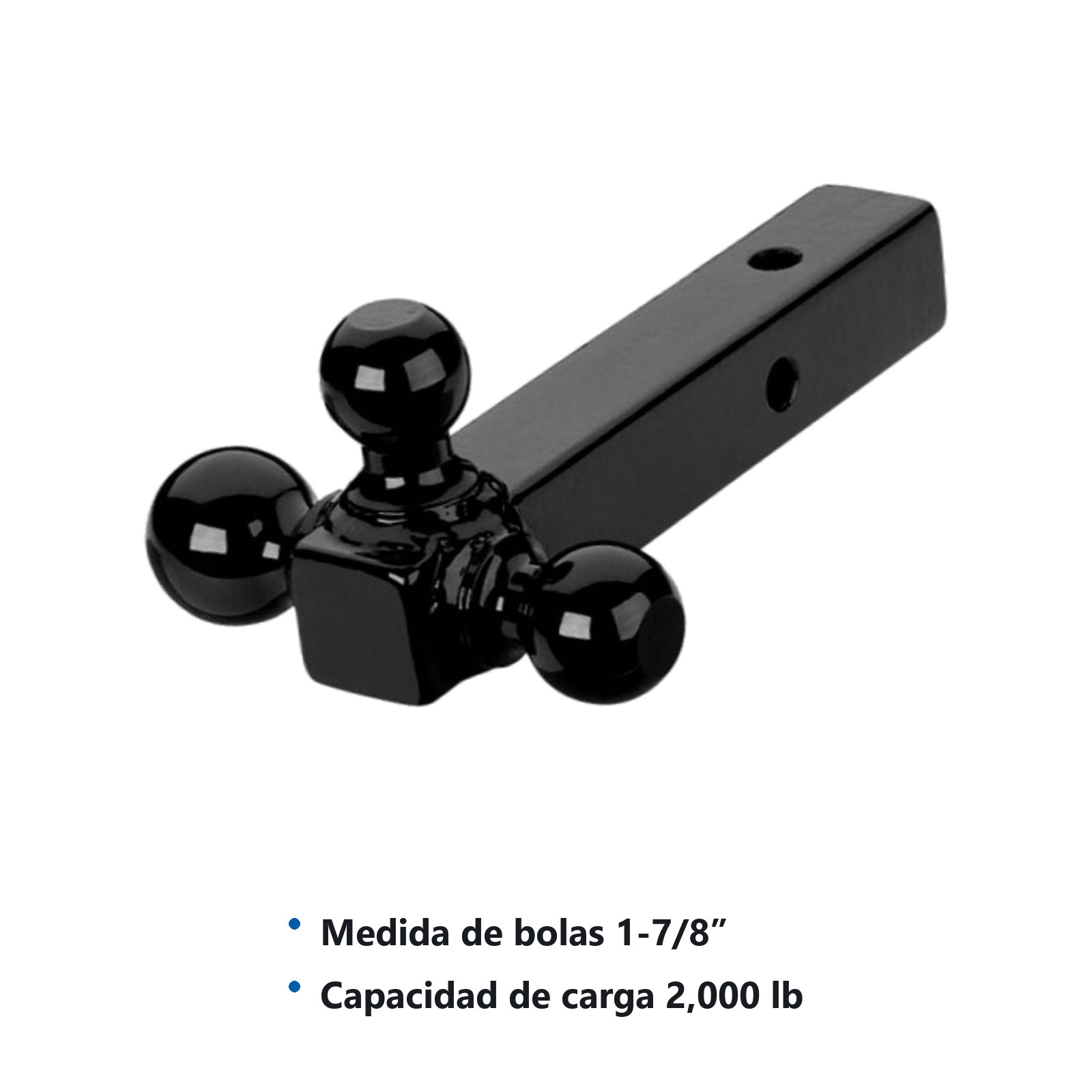 LENGÜETA P/REMOLQUE C/TRIPLE BOLA - Imagen 2