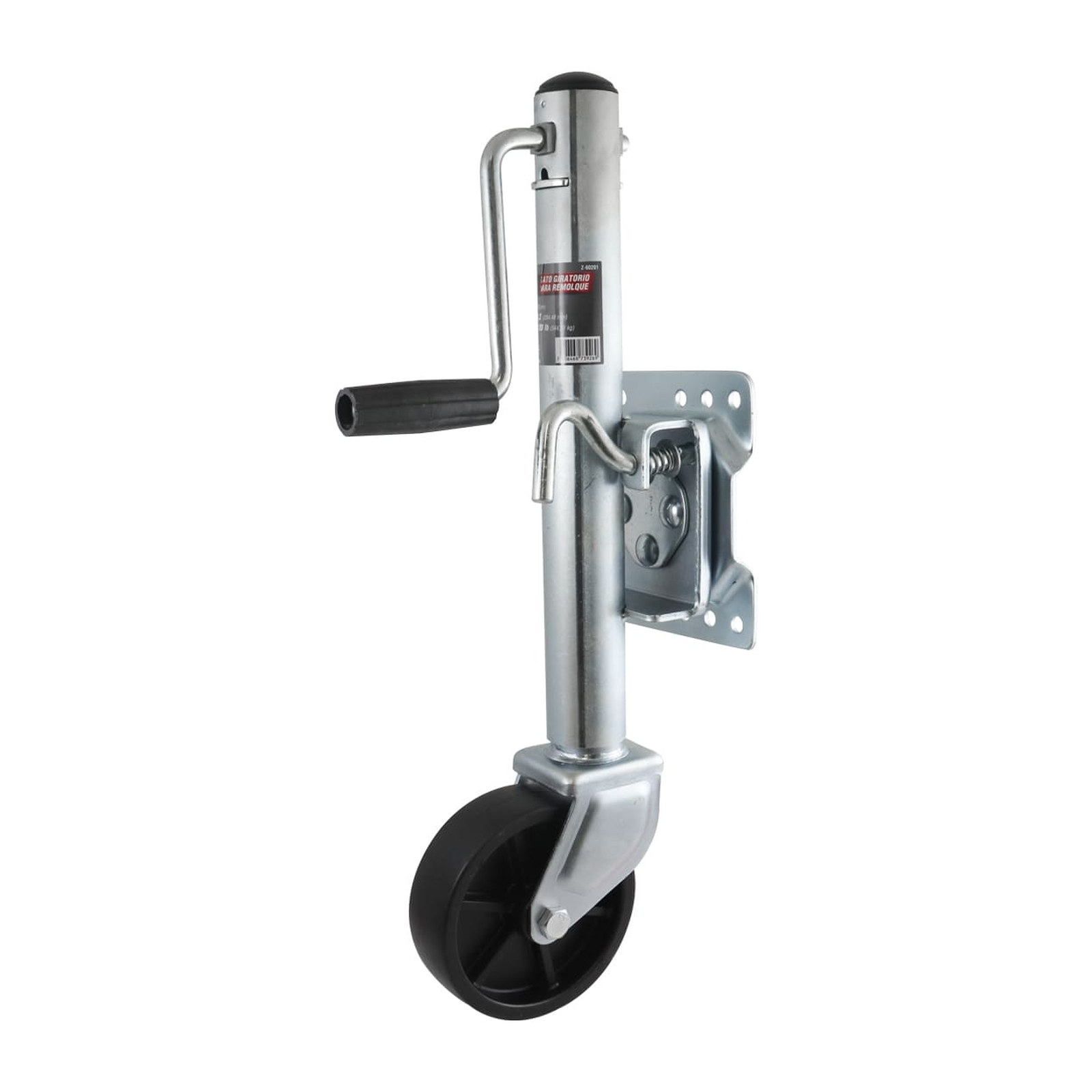 Gato para Remolque Giratorio con Rueda 6"x2" Manivela Lateral 1200 lb WESTON