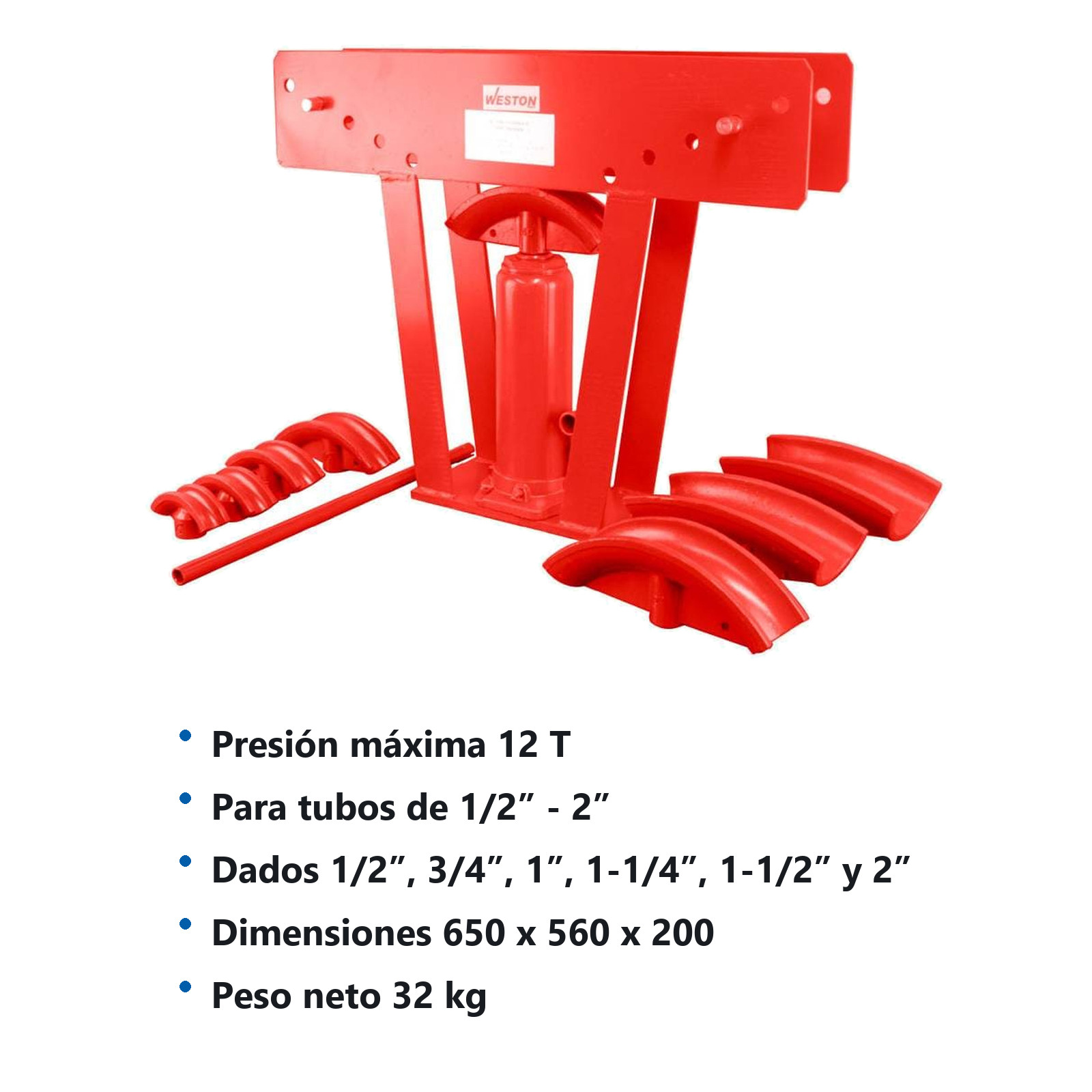 DOBLATUBO HIDRAULICO 12TON - Imagen 4