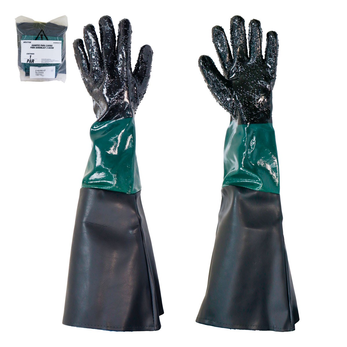 Guantes para Cabina de Sandblast Weston Z-60390 (Par)