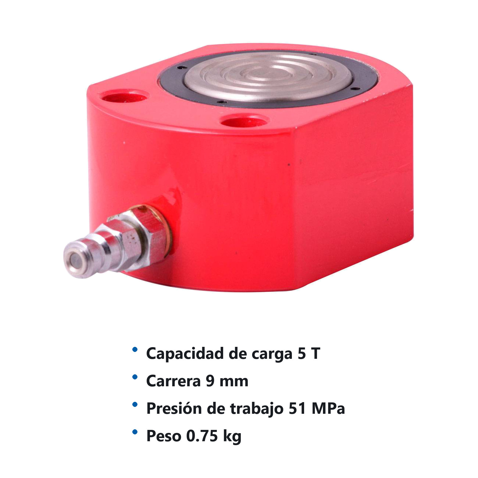 CILINDRO HIDRAULICO BAJA ALTURA PORTATIL   5T - Imagen 4