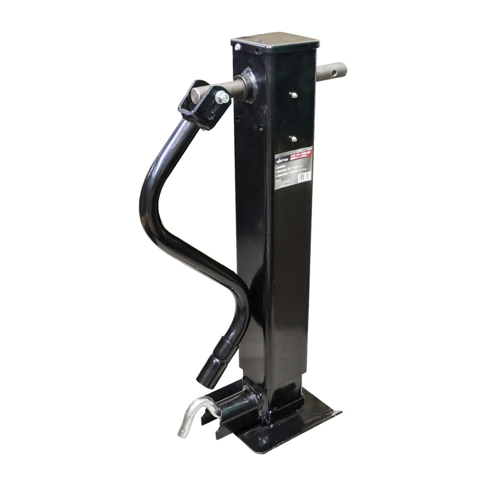 Gato para Remolque Soldable con Tubo Cuadrado y Manivela Lateral 12,000 lb Weston