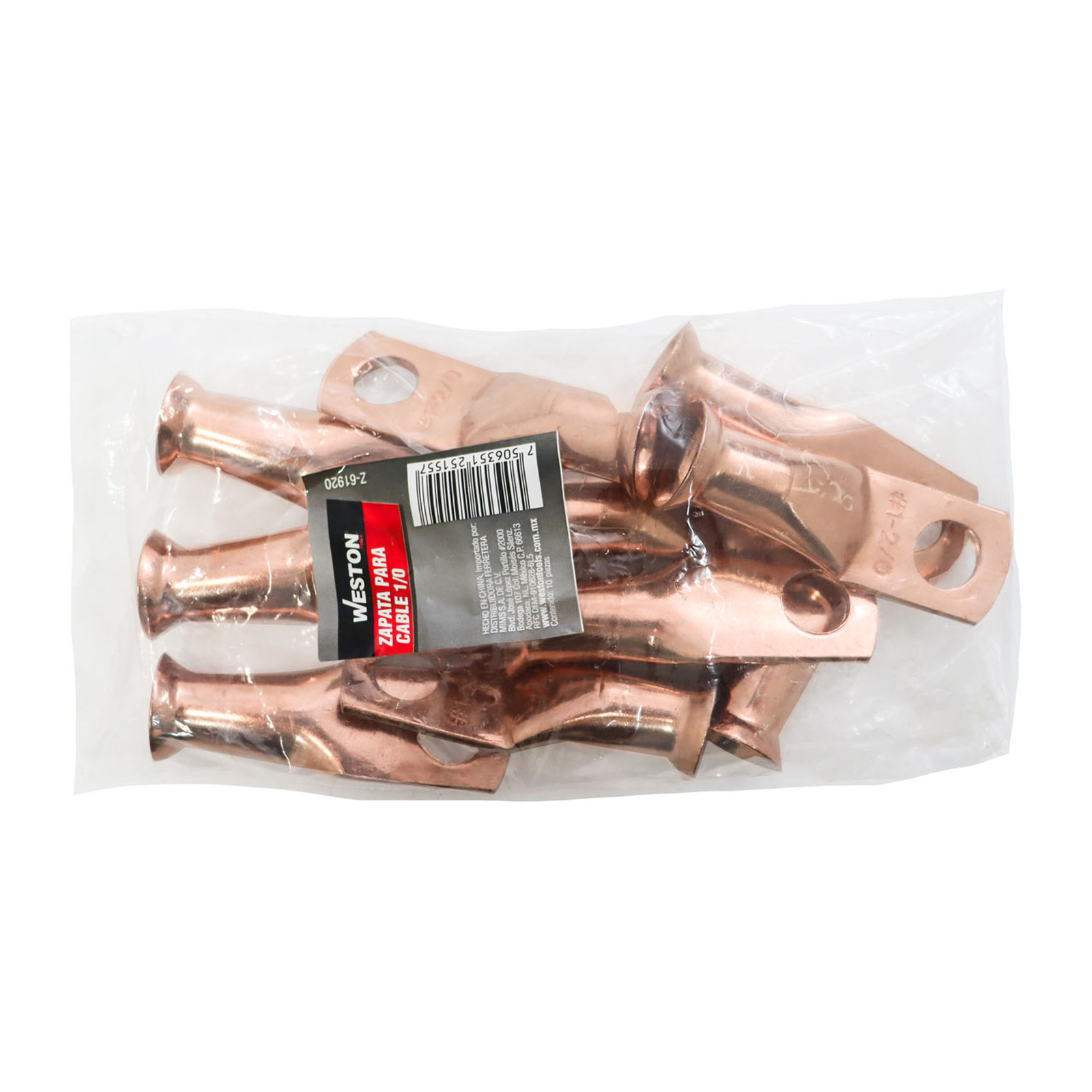 ZAPATAS P/CABLE 1/0 DE 160 A 250 AMP.             03-500A - Imagen 2